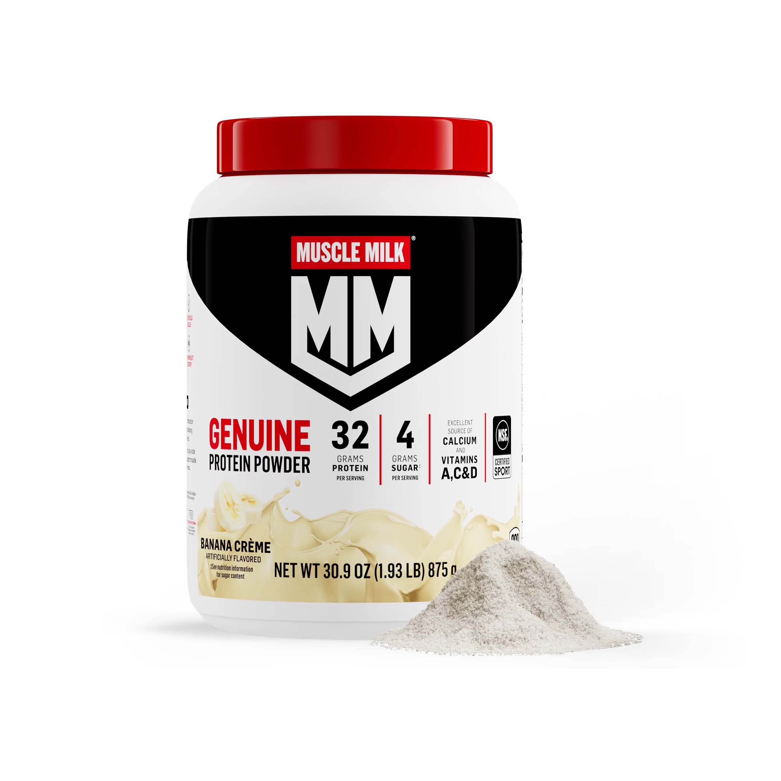 Banana Creme Gatorade Muscle Milk Genuine Protein Powder (30 Oz) Protein Powder | 847352CKJ