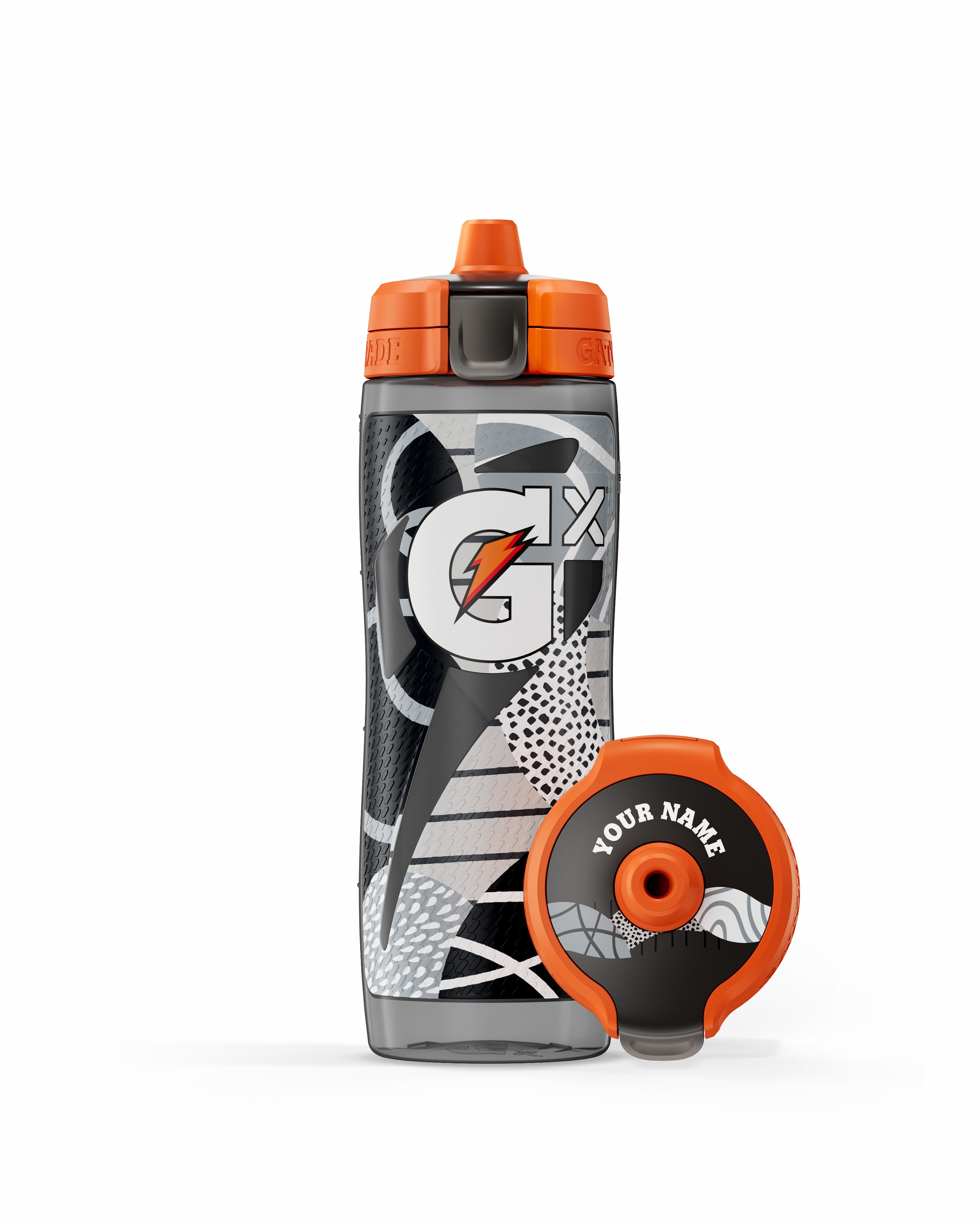 Black / White Gatorade Gx Montage Water Bottle (30 oz) Bundle Water Bottles | 417398QNX