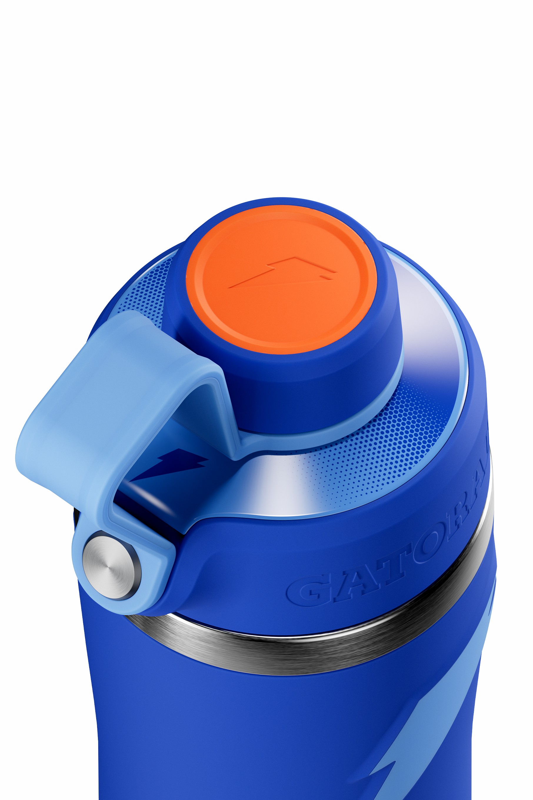 Blue Gatorade Overtime Stainless Steel Water Bottle (Straw Cap) Bundle 22oz Water Bottles | 295478RYA