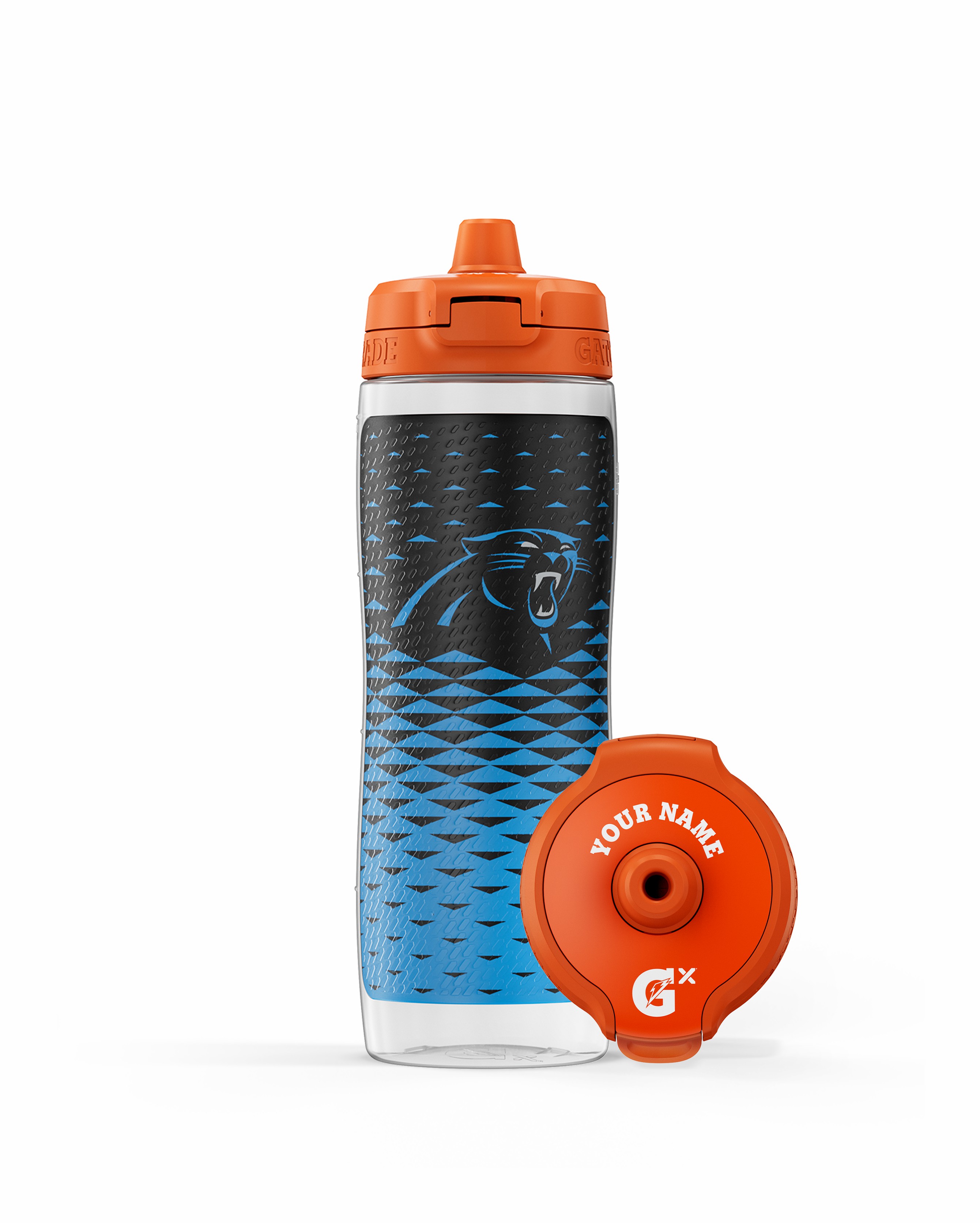 Carolina Panthers Gatorade NFL Gx Water Bottle (30 oz) Bundle Water Bottles | 324986VDP