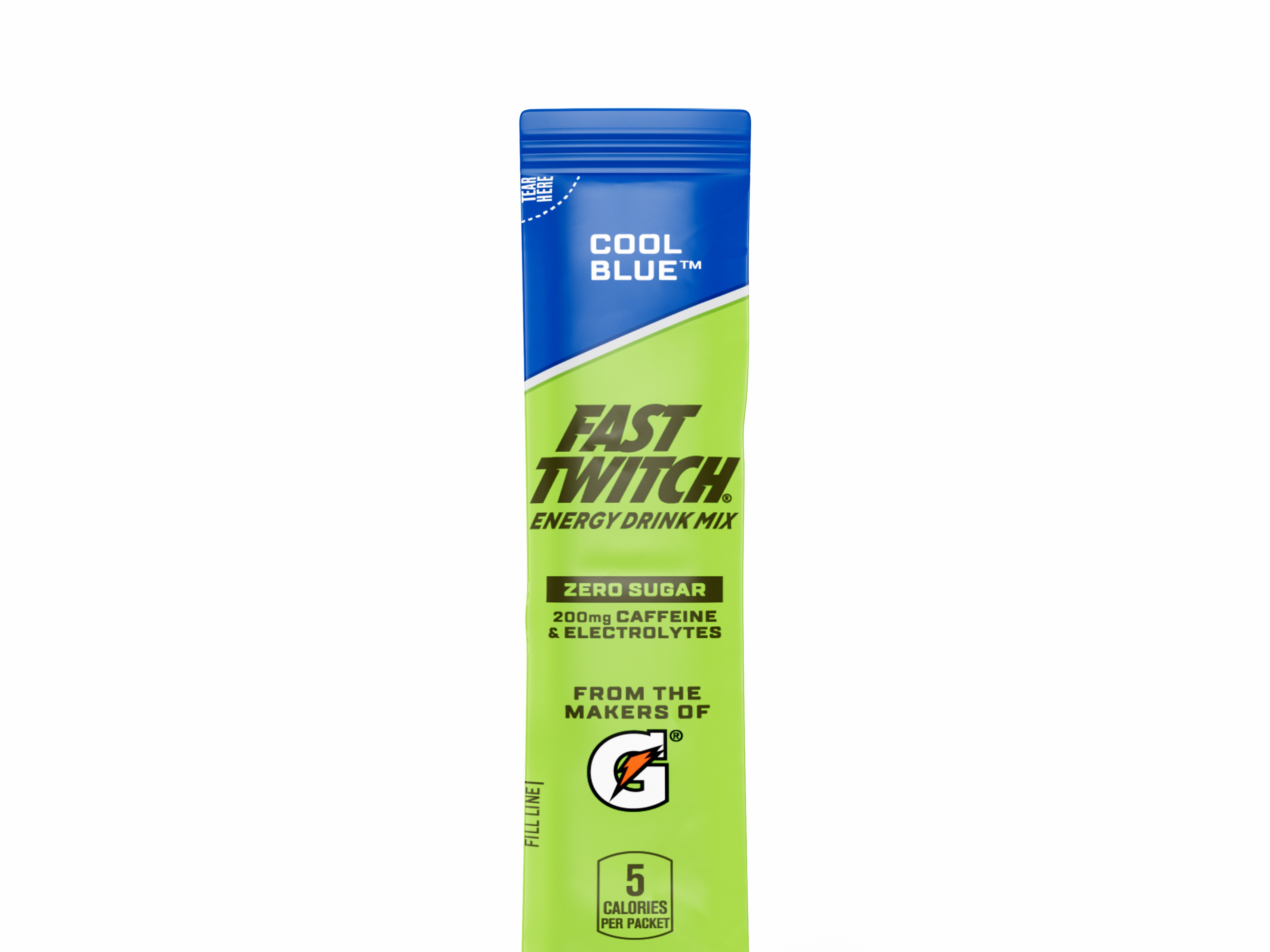 Cool Blue Gatorade Fast Twitch Powder Sticks (40 sticks) Powders | 845619XOM