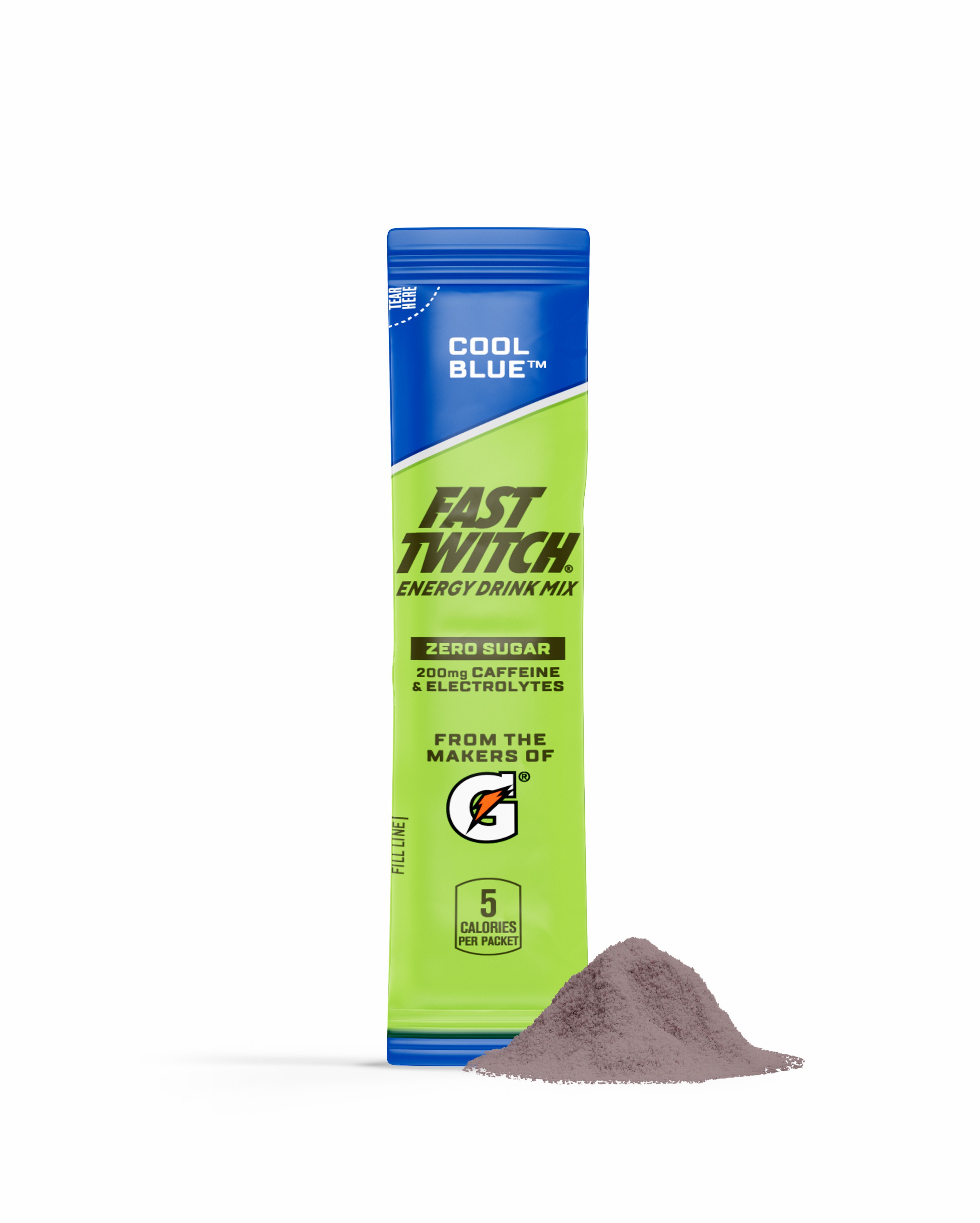 Cool Blue Gatorade Fast Twitch Powder Sticks (120 sticks) Powders | 529386CDN