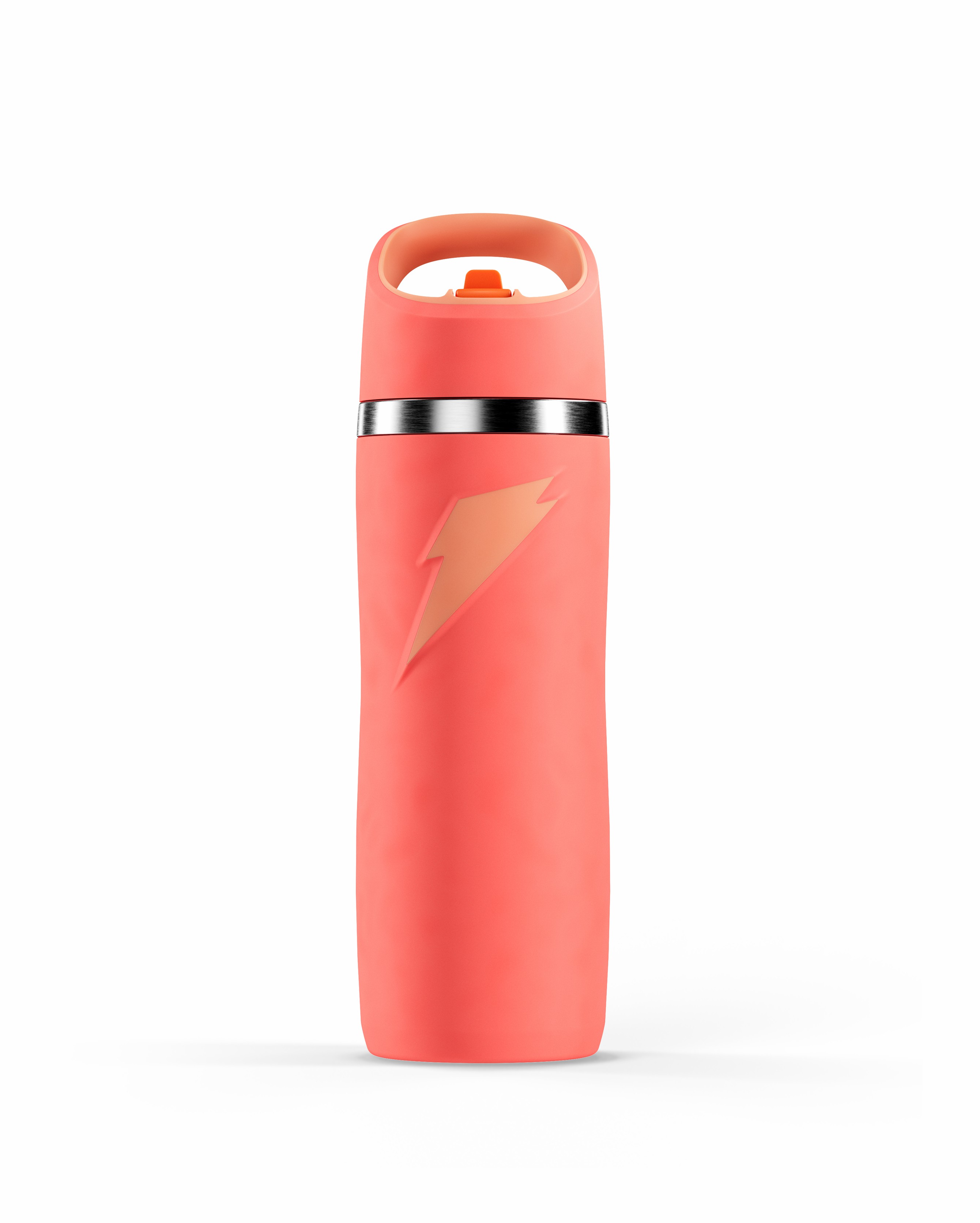 Coral Gatorade Overtime Stainless Steel Water Bottle (Straw Cap) Bundle 22oz Water Bottles | 906857JPO