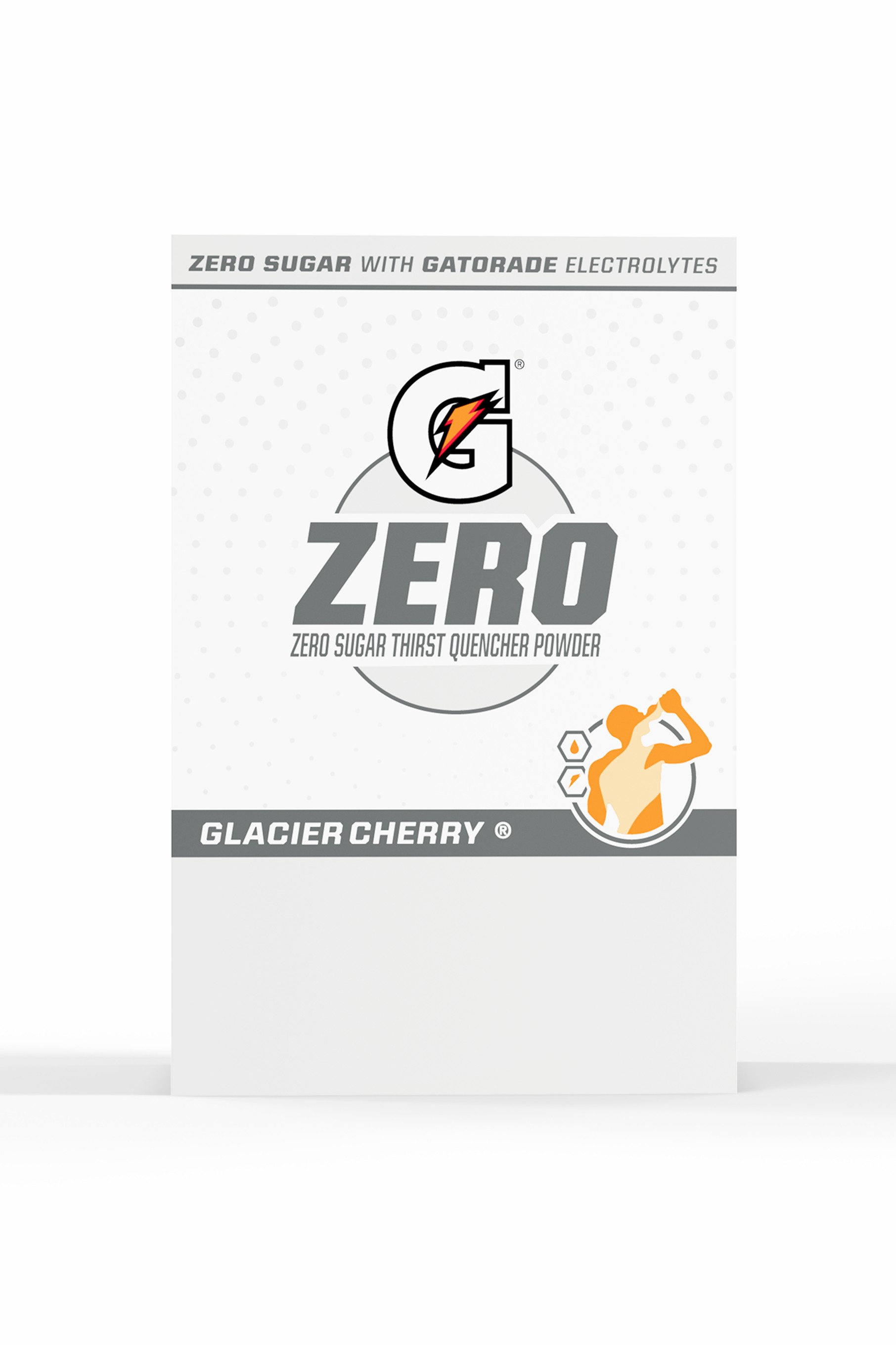 Glacier Cherry Gatorade Zero Powder (30 sticks) Powders | 620845WIX