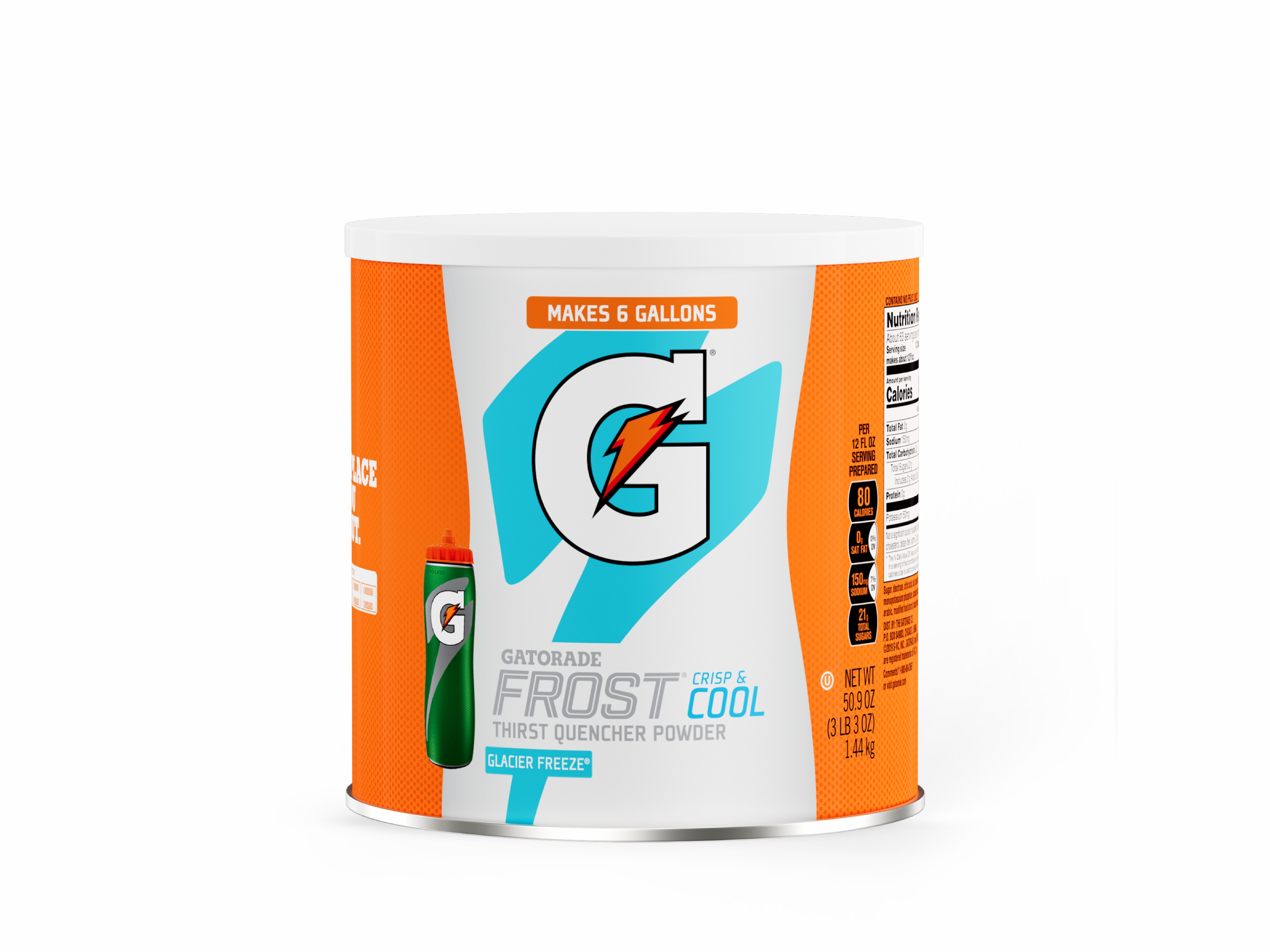 Glacier Freeze Gatorade Thirst Quencher Powder (3 canisters) Powders | 814269IHT