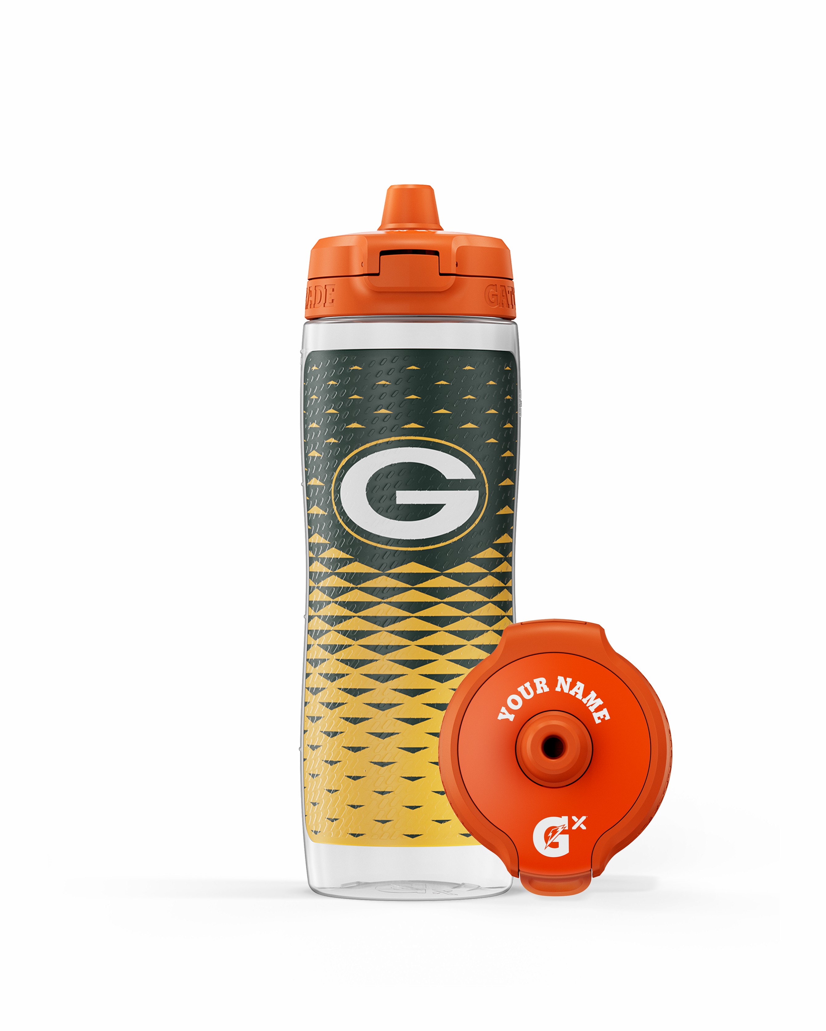 Green Bay Packers Gatorade NFL Gx Water Bottle (30 oz) Bundle Water Bottles | 572893TNL