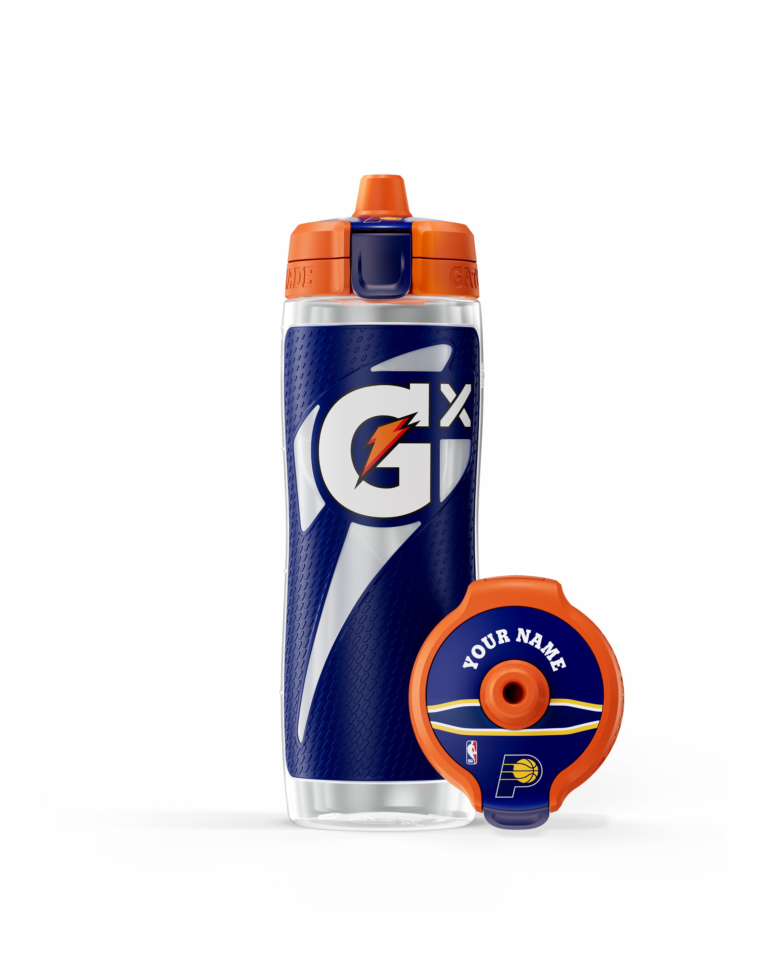 Indiana Pacers Gatorade Gx NBA Water Bottle (30 oz) Bundle Water Bottles | 574863AZO