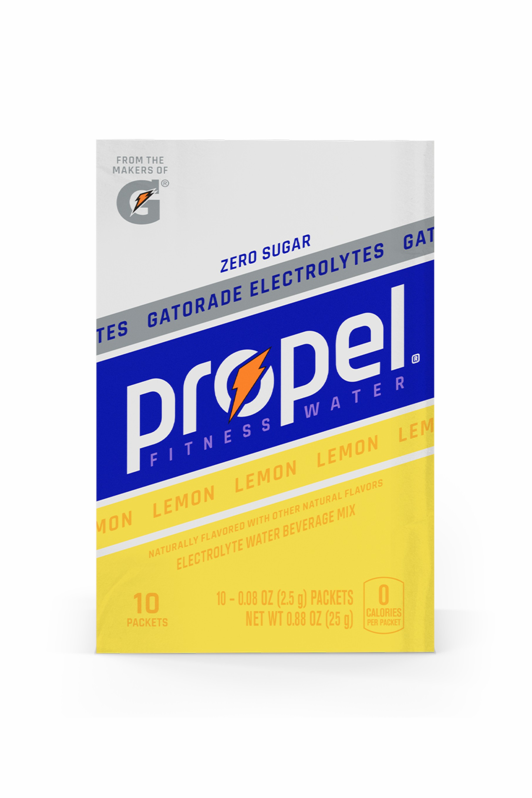 Lemon Gatorade Propel Powder (30 sticks) Powders | 695378WCJ