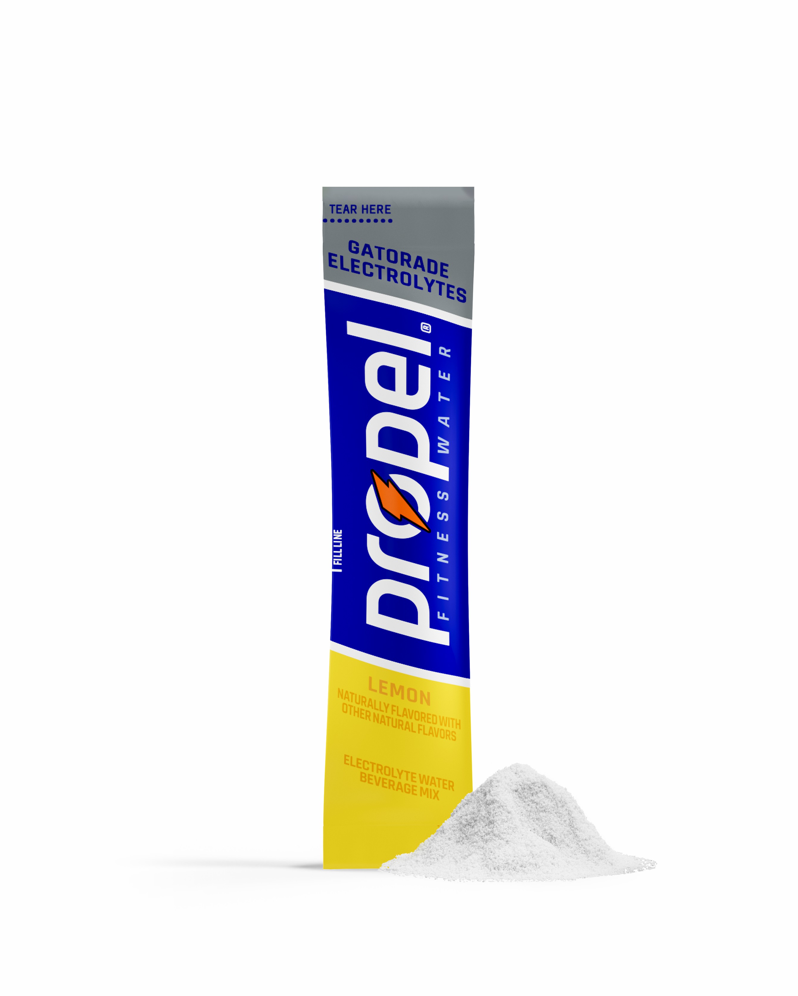 Lemon Gatorade Propel Powder (30 sticks) Powders | 695378WCJ