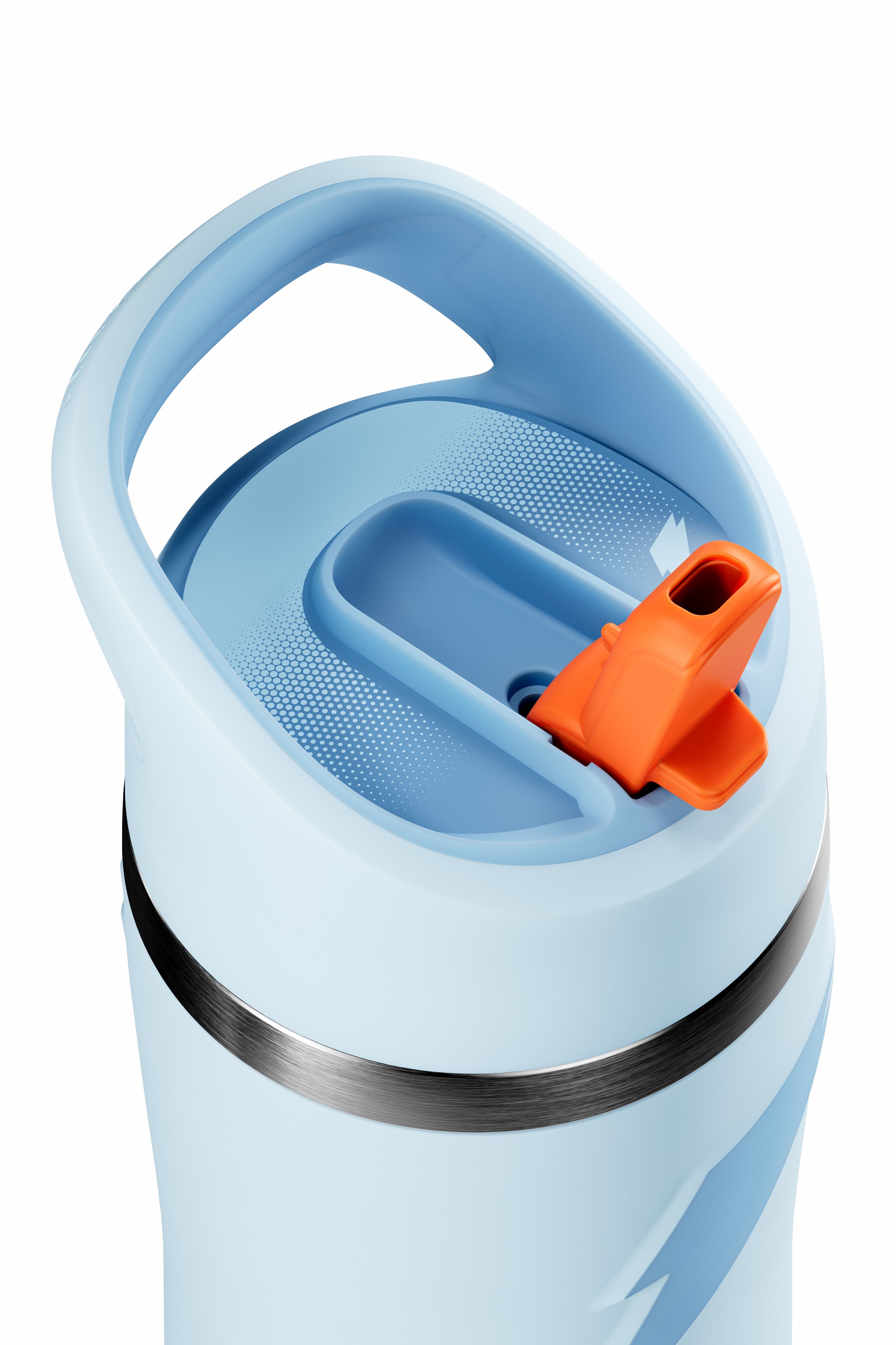 Light Blue Gatorade Overtime Stainless Steel Water Bottle (Straw Cap) Bundle 22oz Water Bottles | 736192KMB