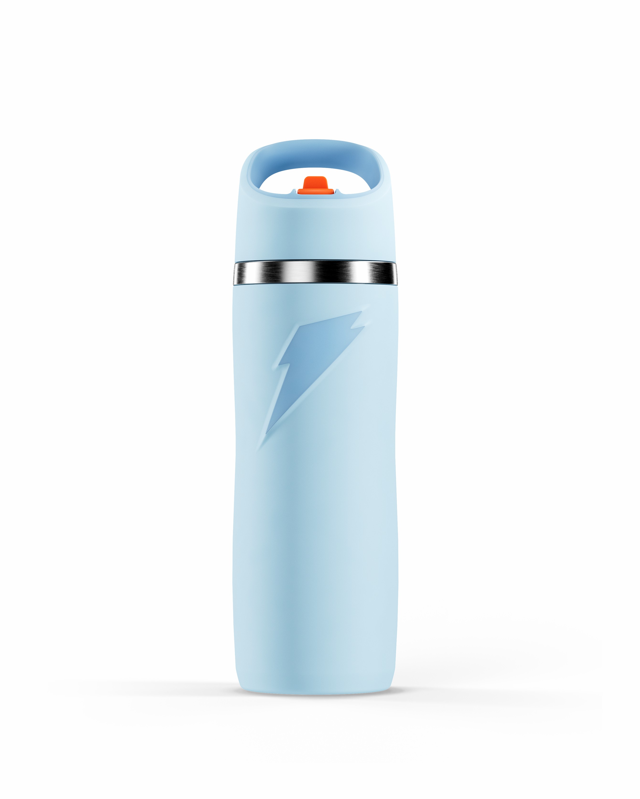 Light Blue Gatorade Overtime Stainless Steel Water Bottle (Straw Cap) Bundle 22oz Water Bottles | 736192KMB