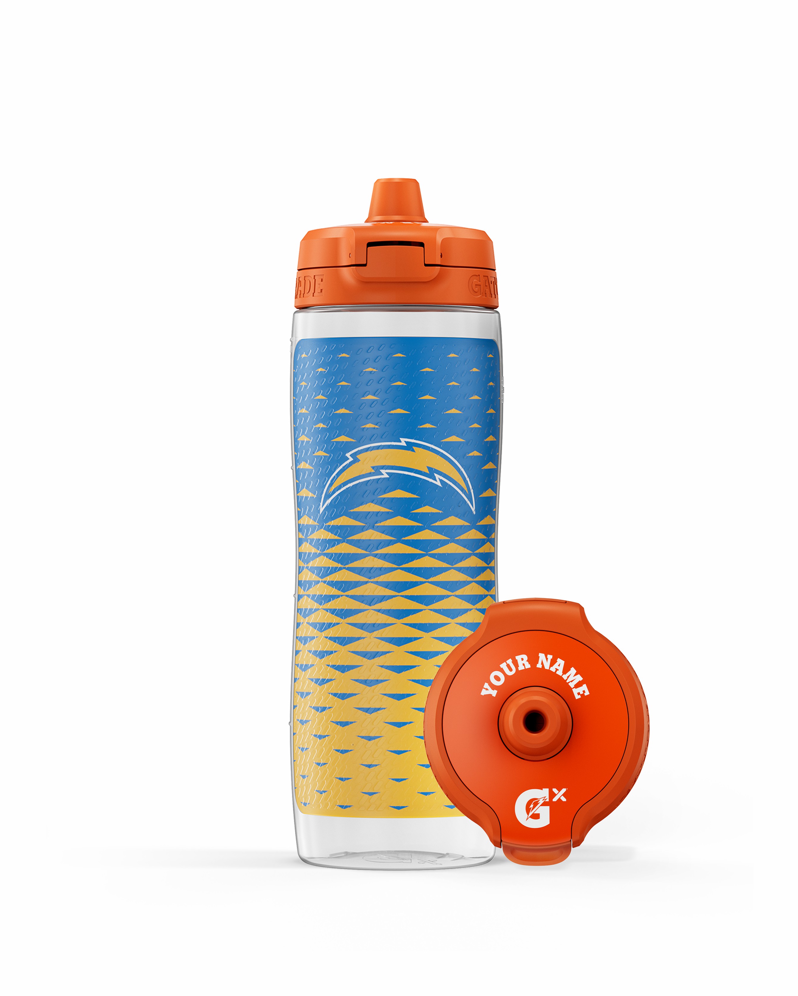 Los Angeles Chargers Gatorade NFL Gx Water Bottle (30 oz) Bundle Water Bottles | 465829PMB