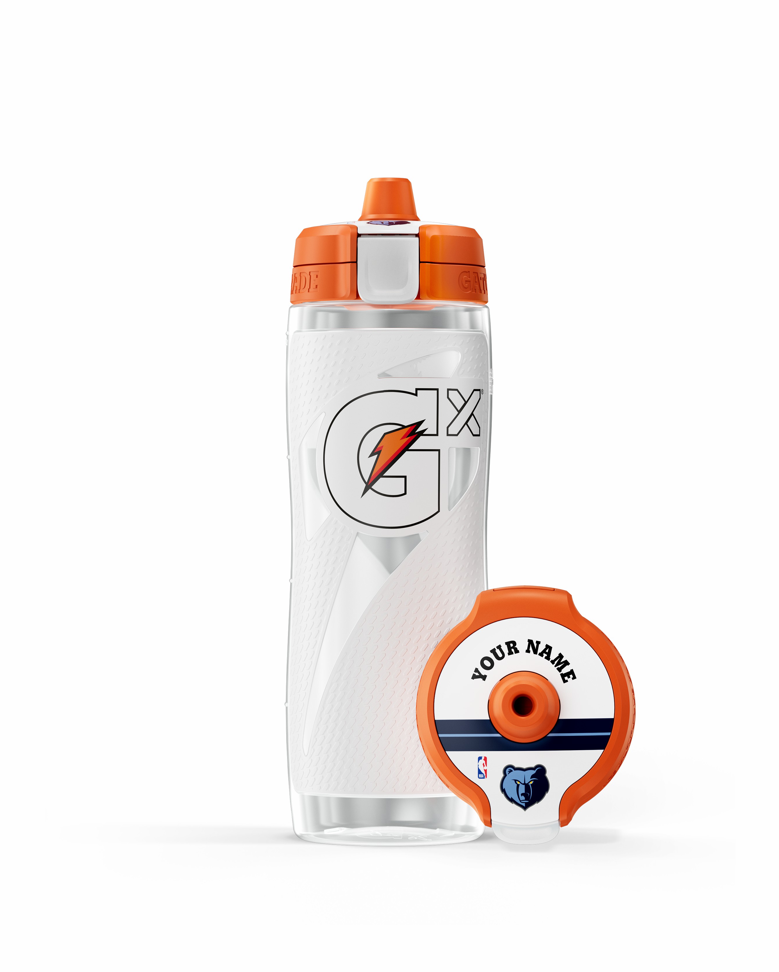 Memphis Grizzlies Gatorade Gx NBA Water Bottle (30 oz) Bundle Water Bottles | 427510JHK