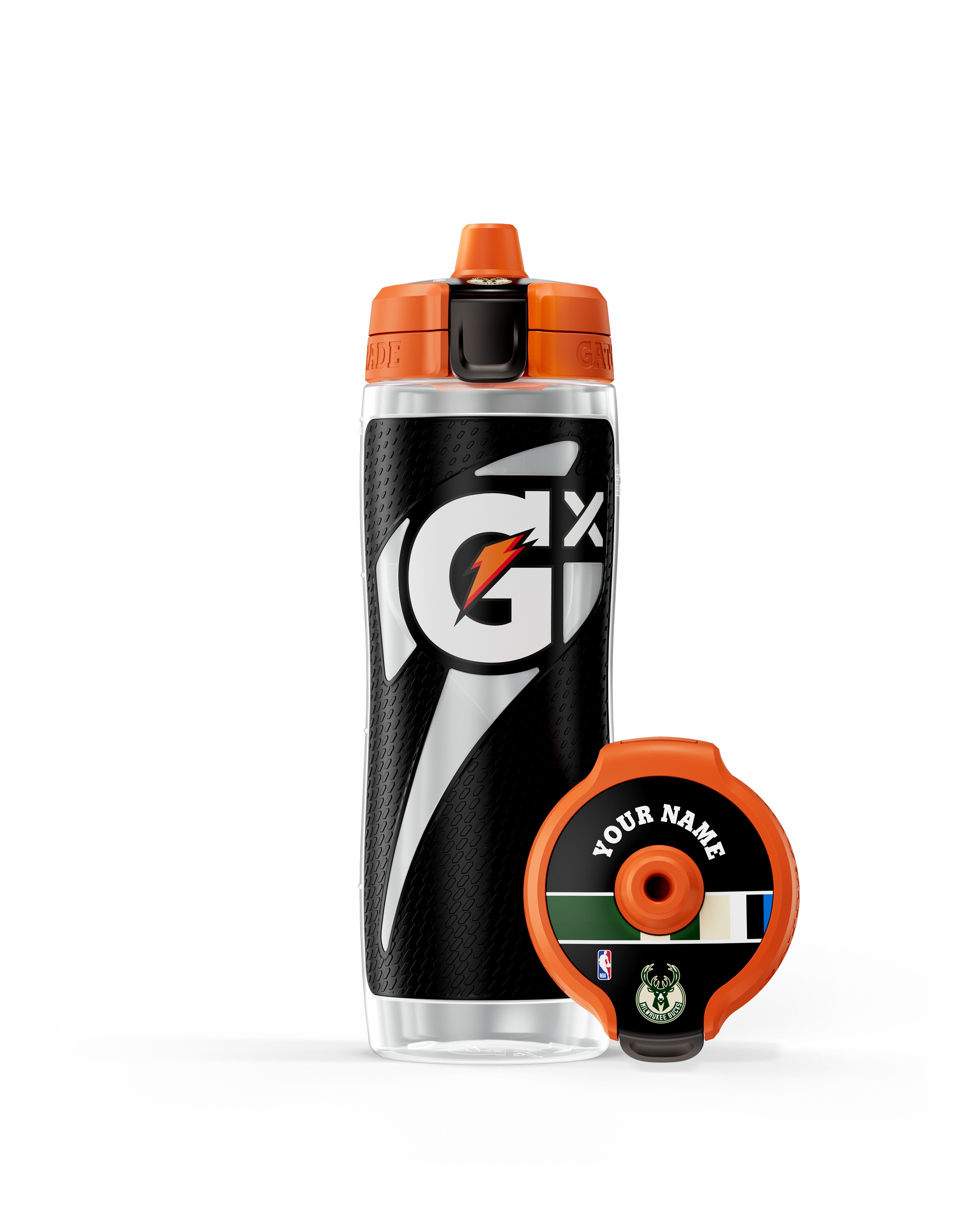 Milwaukee Bucks Gatorade Gx NBA Water Bottle (30 oz) Bundle Water Bottles | 362109RSZ