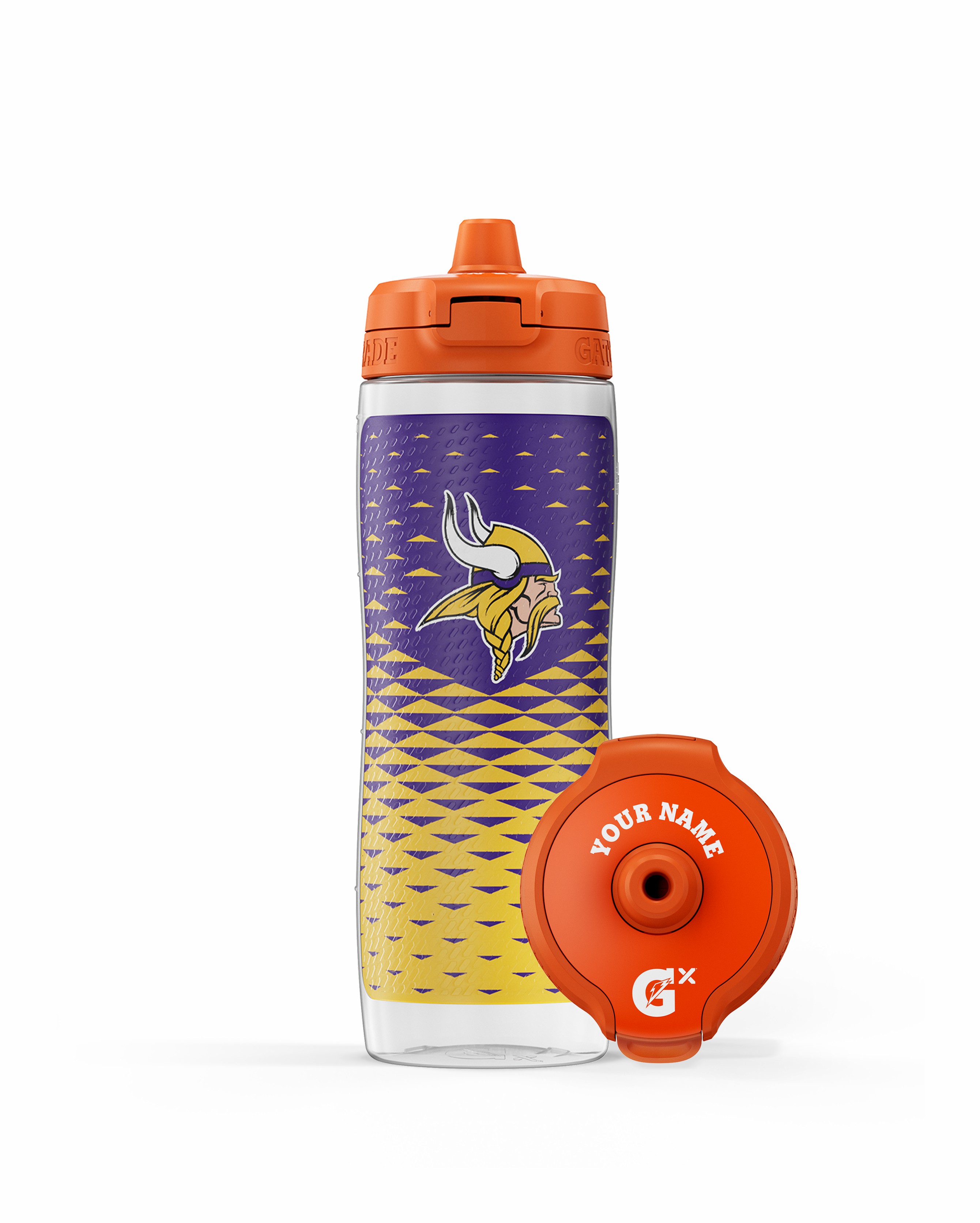 Minnesota Vikings Gatorade NFL Gx Water Bottle (30 oz) Bundle Water Bottles | 896074UGB