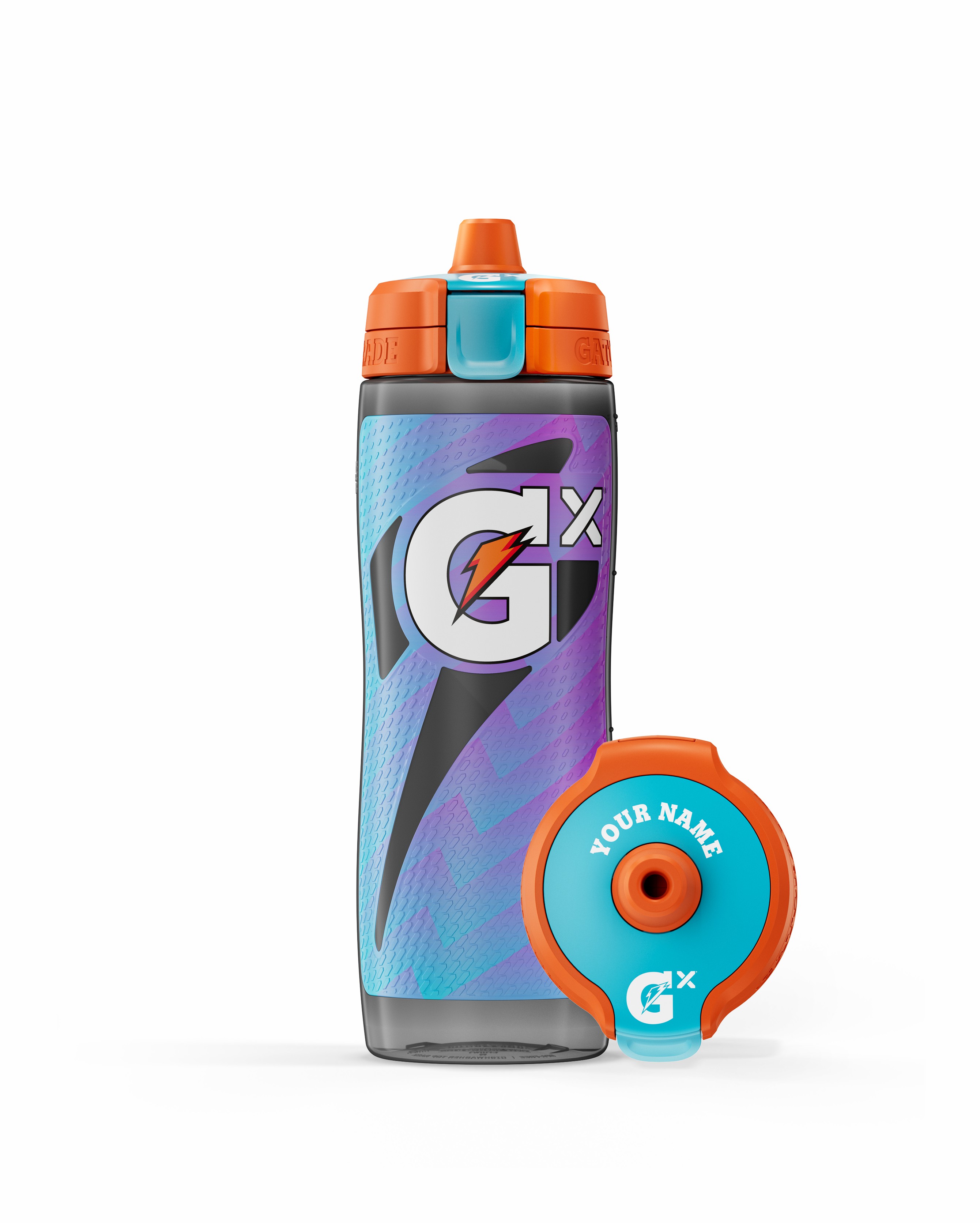 Neon Blue Gatorade Gx Momentum Water Bottle (30 oz) Bundle Water Bottles | 253401XNH