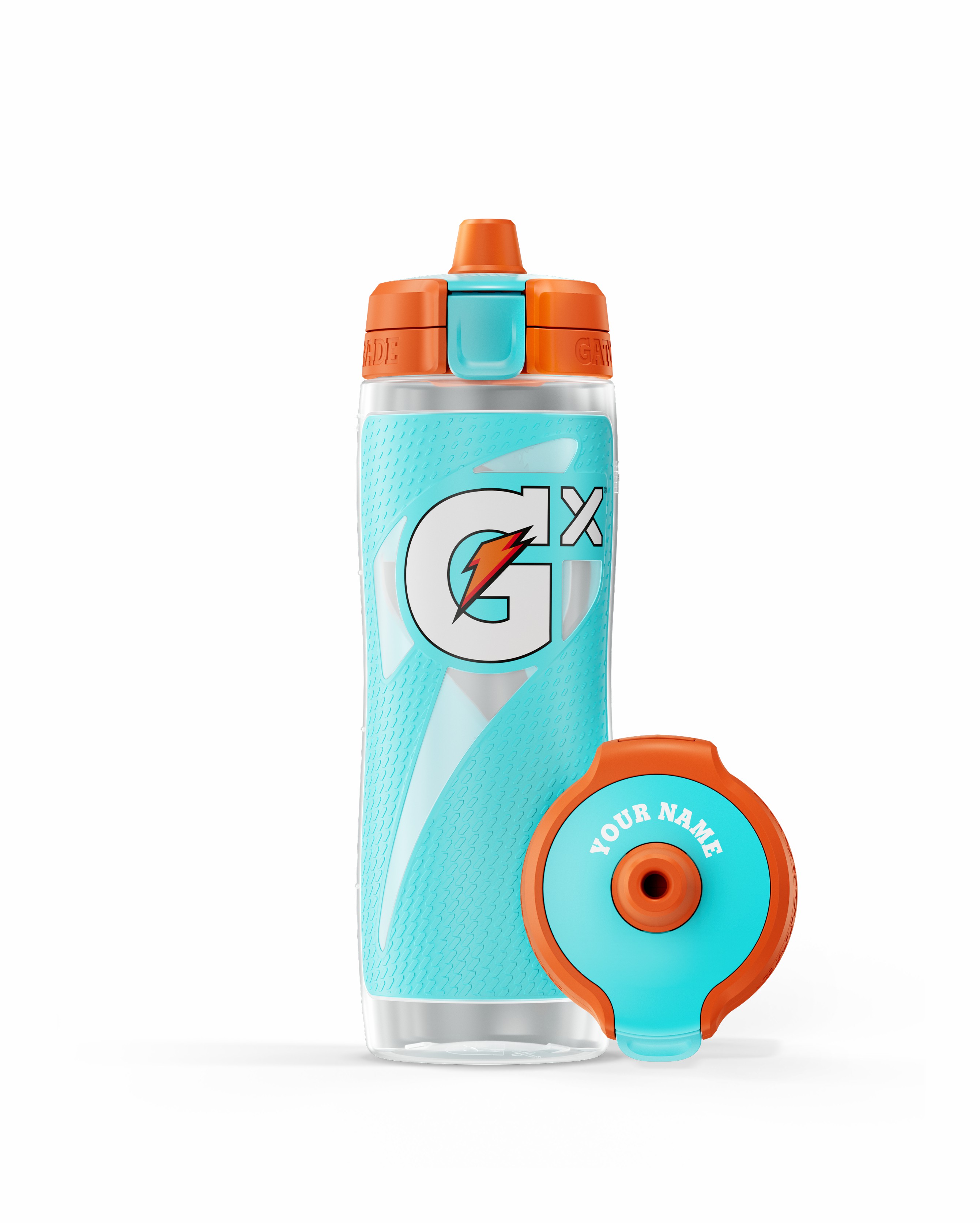Neon Blue Gatorade Gx Water Bottle (30 oz) Bundle Water Bottles | 276301VGK