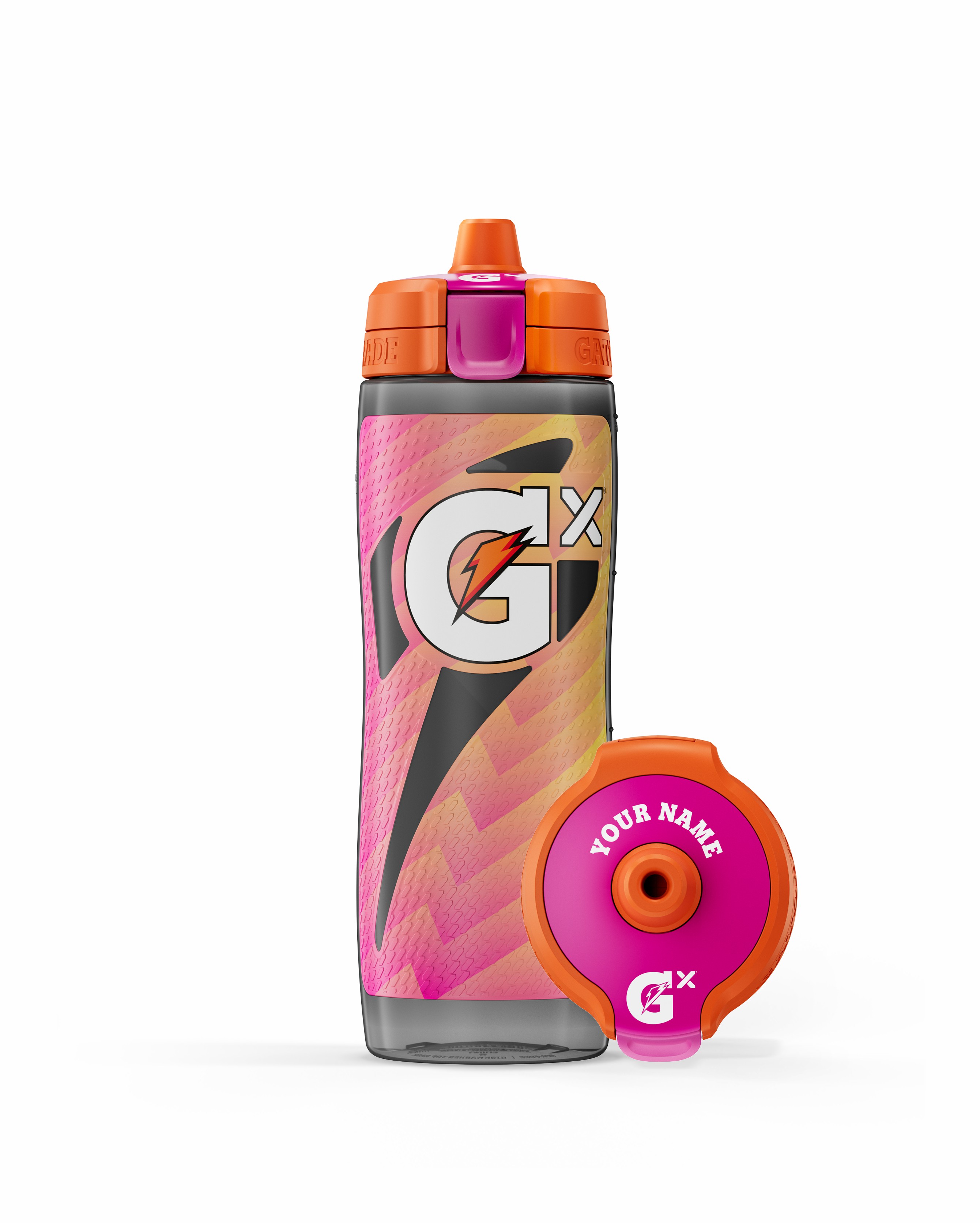 Neon Pink Gatorade Gx Momentum Water Bottle (30 oz) Bundle Water Bottles | 019438BDA