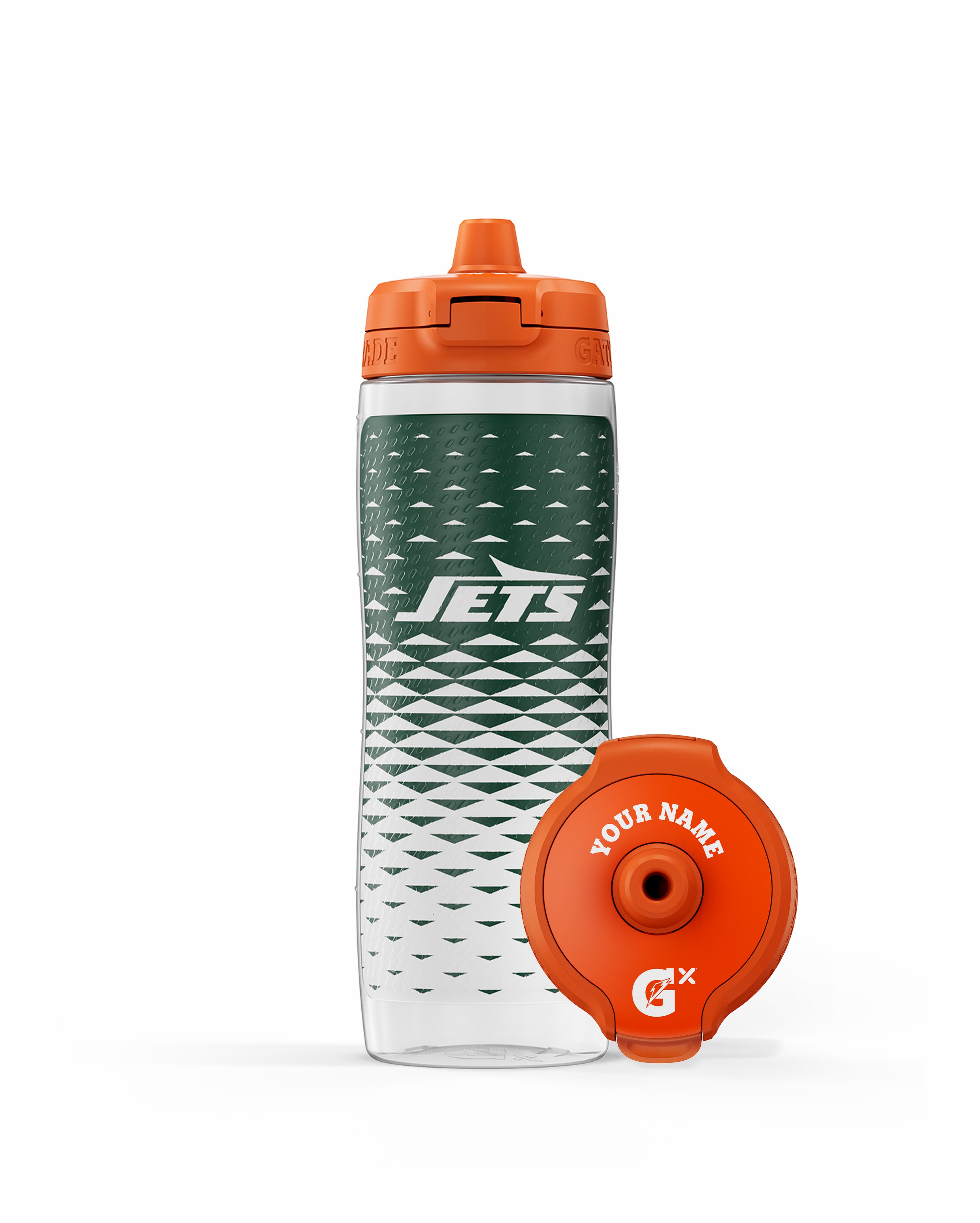 New York Jets Gatorade NFL Gx Water Bottle (30 oz) Bundle Water Bottles | 413875CZN