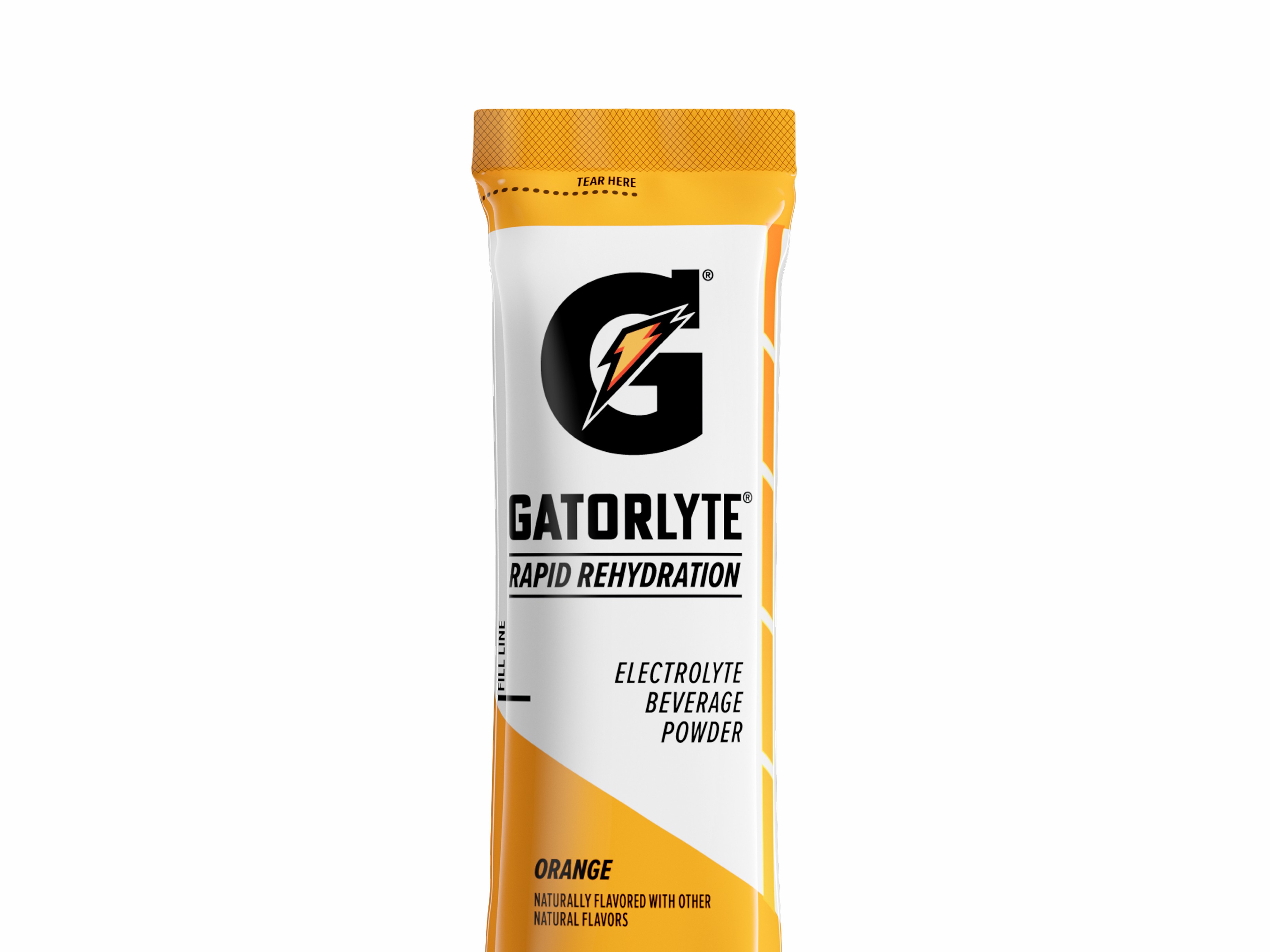 Orange Gatorade Gatorlyte Powder (48 sticks) Powders | 345982UND