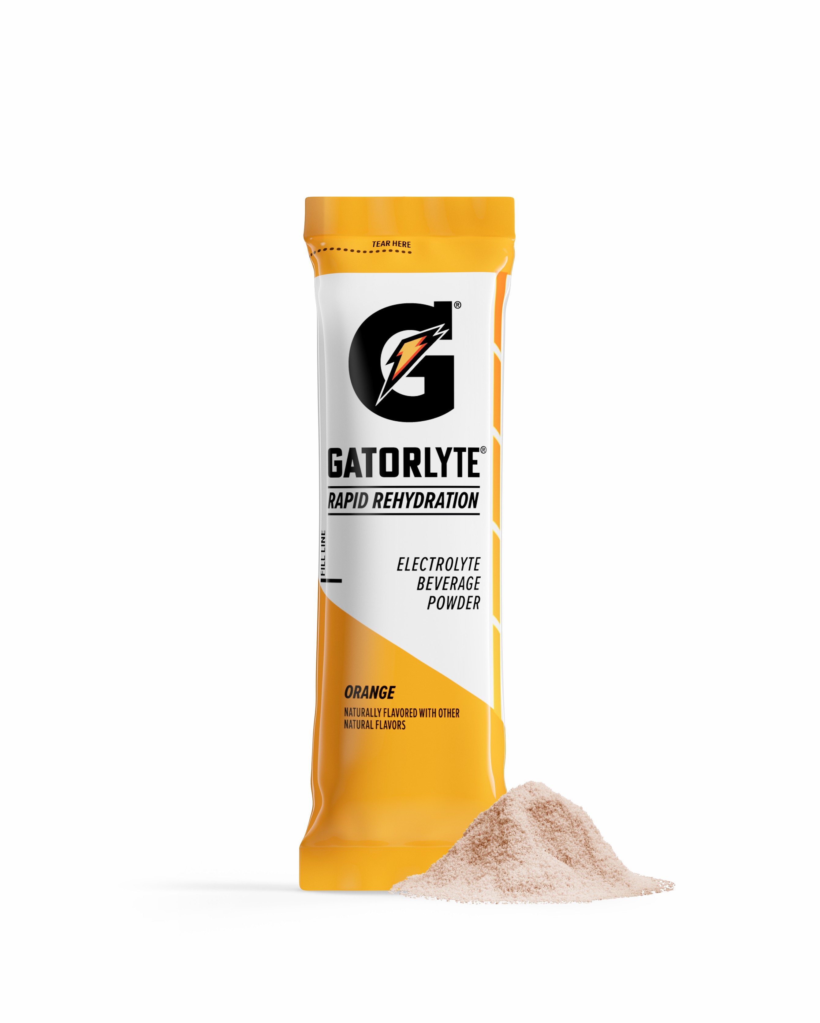 Orange Gatorade Gatorlyte Powder (48 sticks) Powders | 345982UND