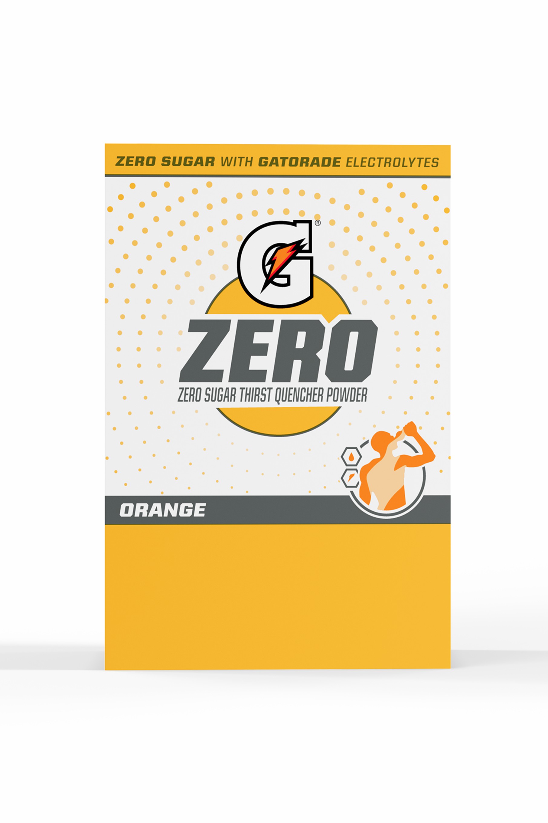 Orange Gatorade Zero Powder (30 sticks) Powders | 476289IXD