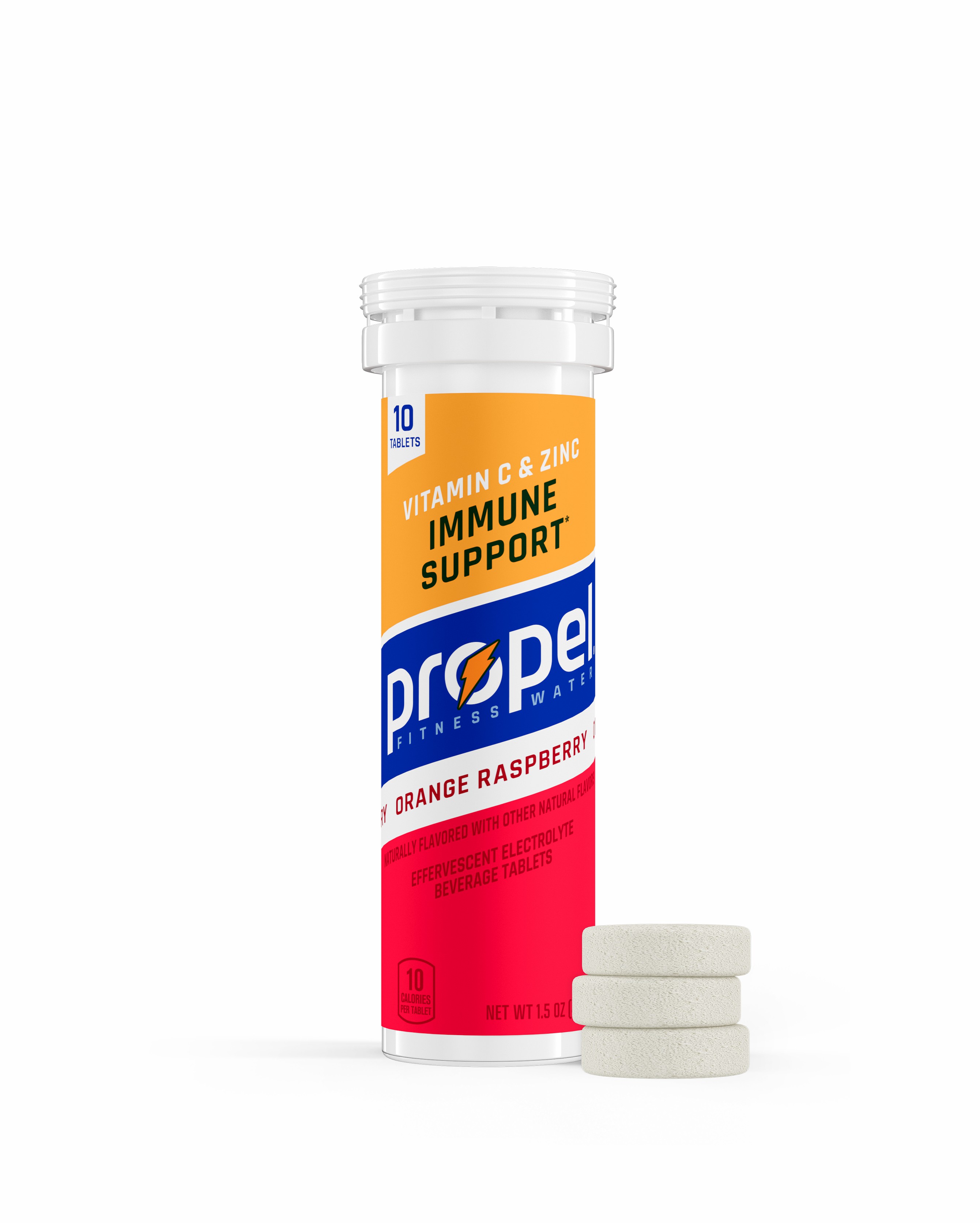 Orange Raspberry Gatorade Propel Immune Support Tablets (8 tubes) Tablets | 605481DJQ
