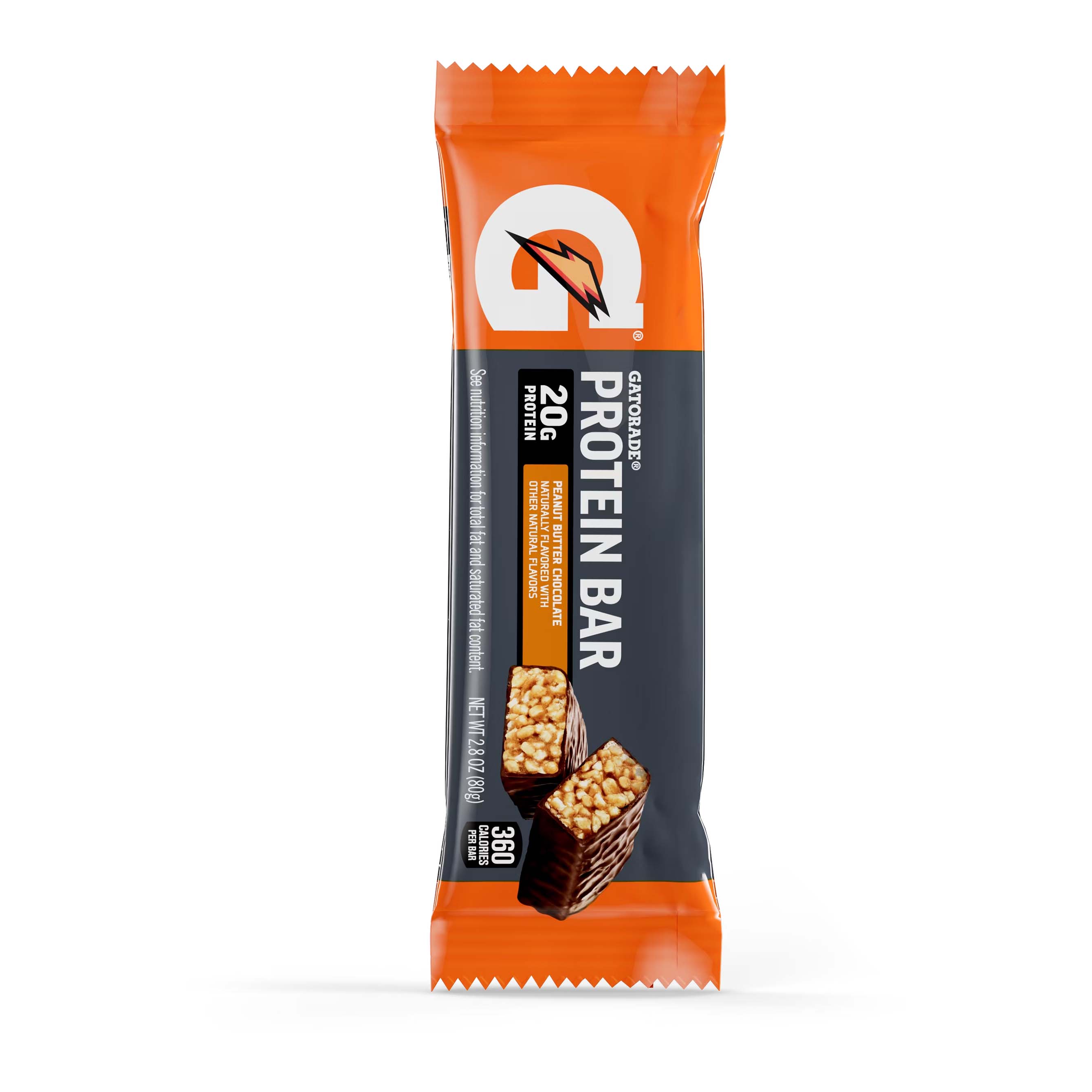 Peanut Butter Chocolate Gatorade Recover Protein Bars (2.8oz) Protein Bars | 672815AXU