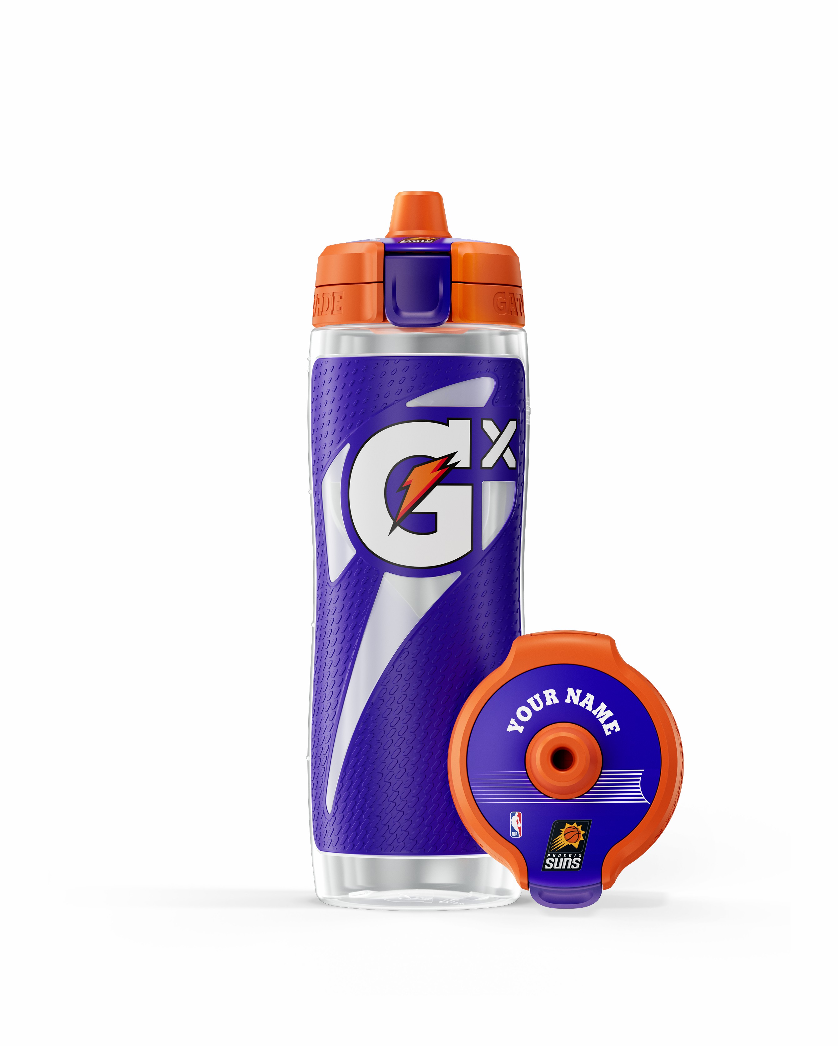 Phoenix Suns Gatorade Gx NBA Water Bottle (30 oz) Bundle Water Bottles | 345126OBK