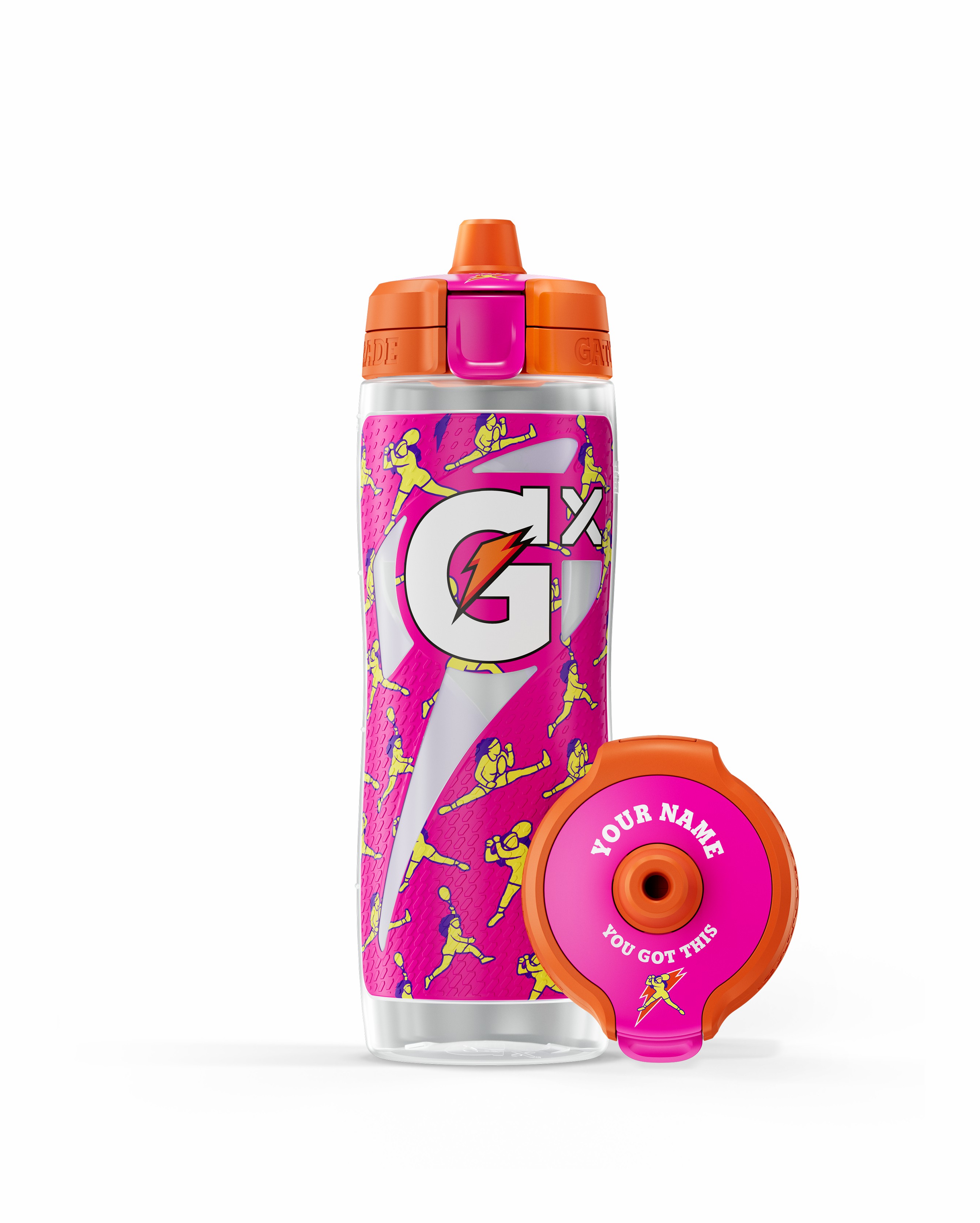 Pink Gatorade Serena Williams Gx Collaboration Bottle (30 oz) Bundle Water Bottles | 275831QWI