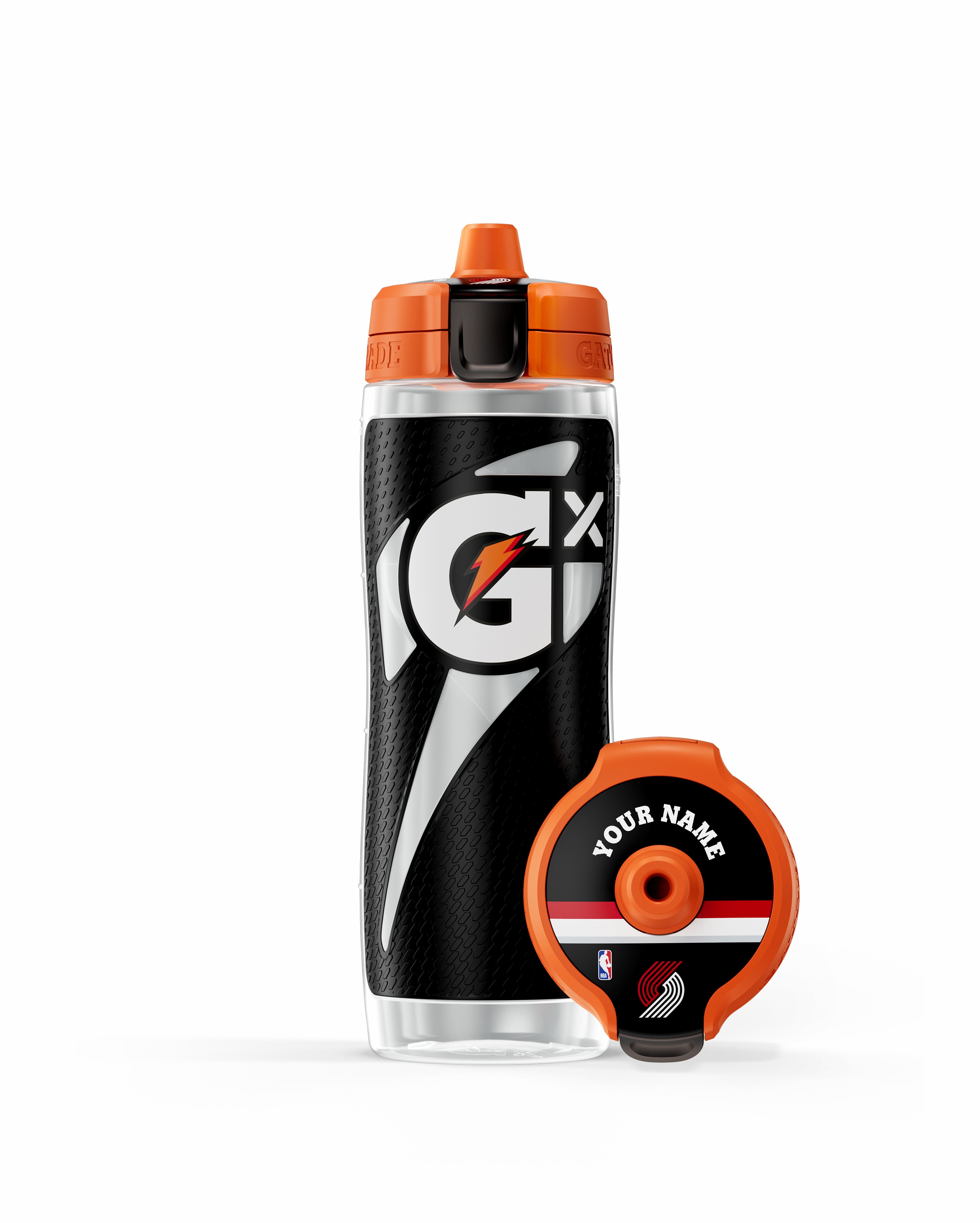 Portland Trail Blazers Gatorade Gx NBA Water Bottle (30 oz) Bundle Water Bottles | 580471NRT