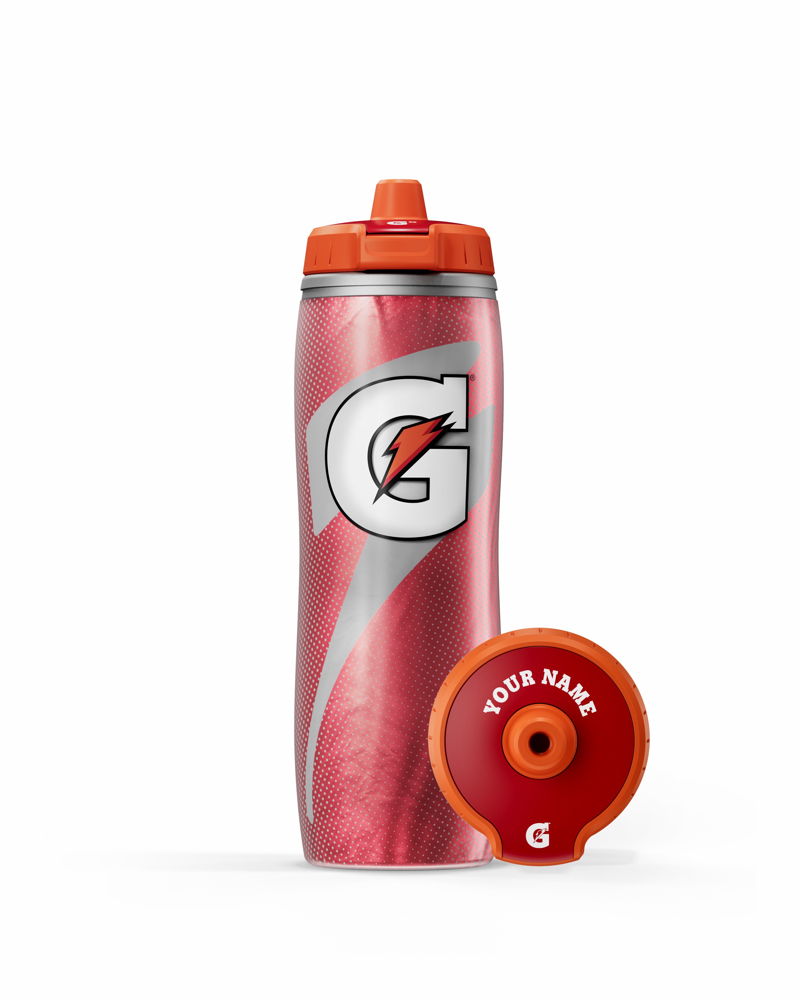 Red Gatorade Insulated Squeeze Personalized Water Bottle (30 oz) Bundle Water Bottles | 415328CYL