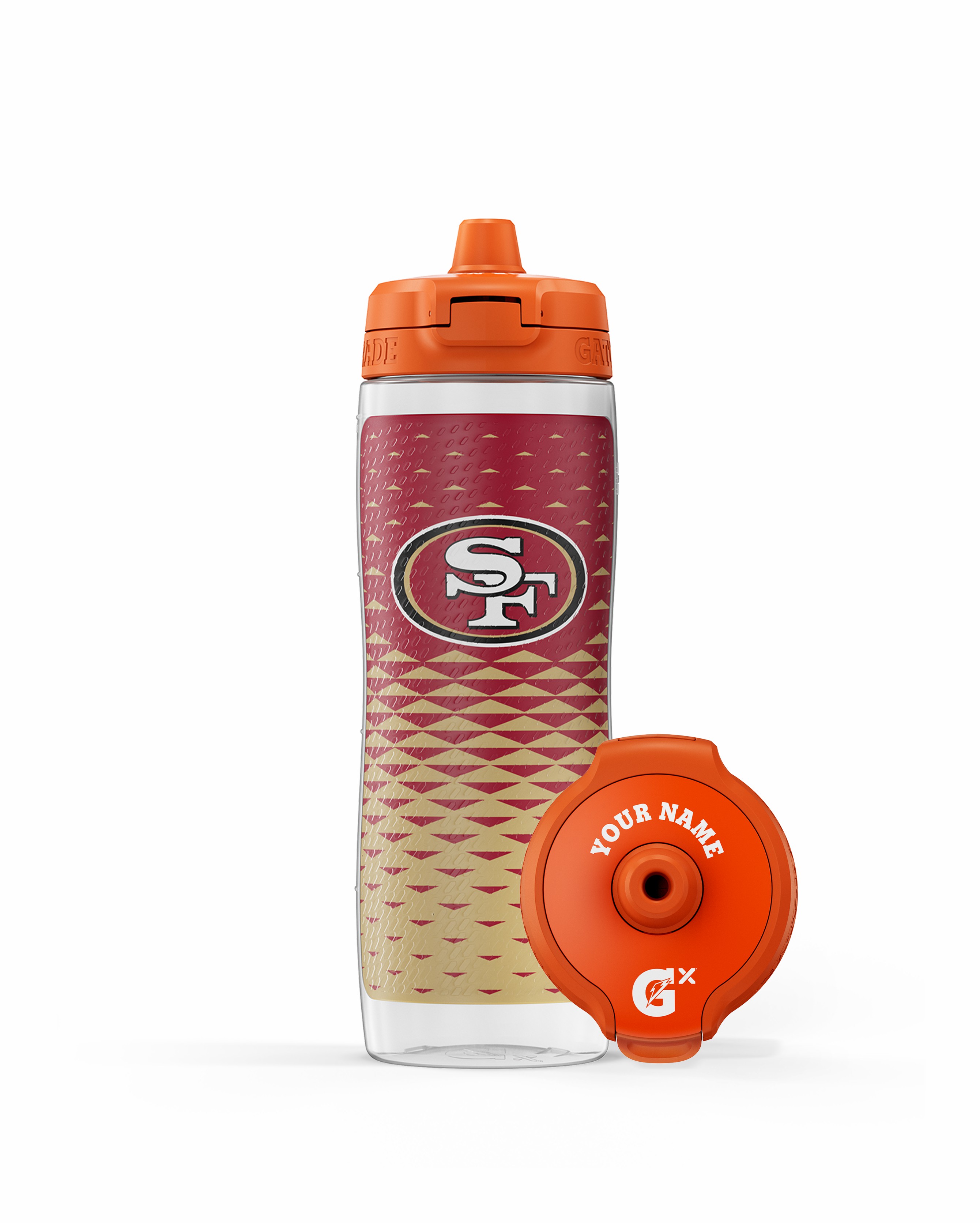 San Francisco 49ers Gatorade NFL Gx Water Bottle (30 oz) Bundle Water Bottles | 816257UZD