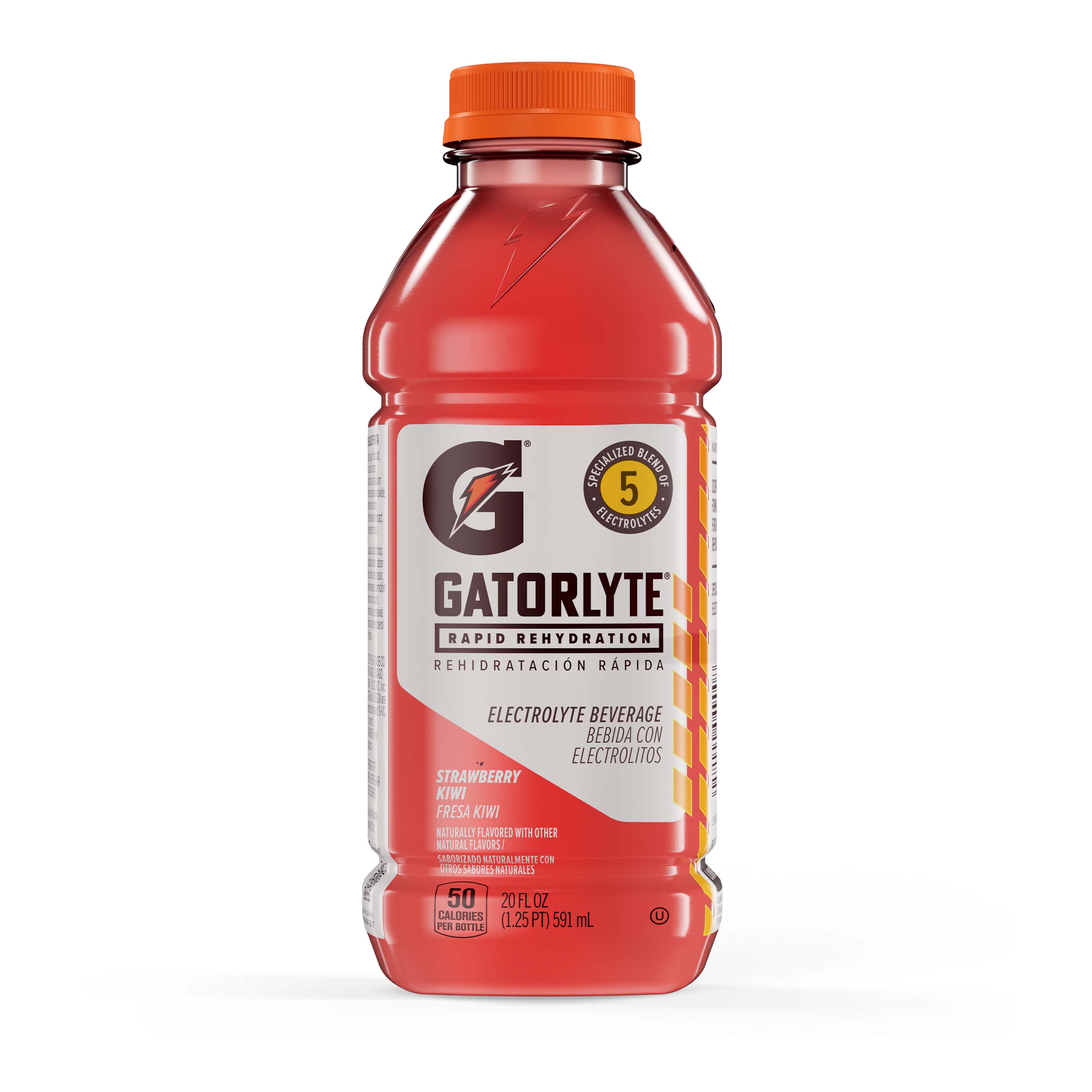 Strawberry Kiwi Gatorade Gatorlyte Bottle Energy Drink (20 Oz) 12 Bottles Energy Drink | 743601JIE