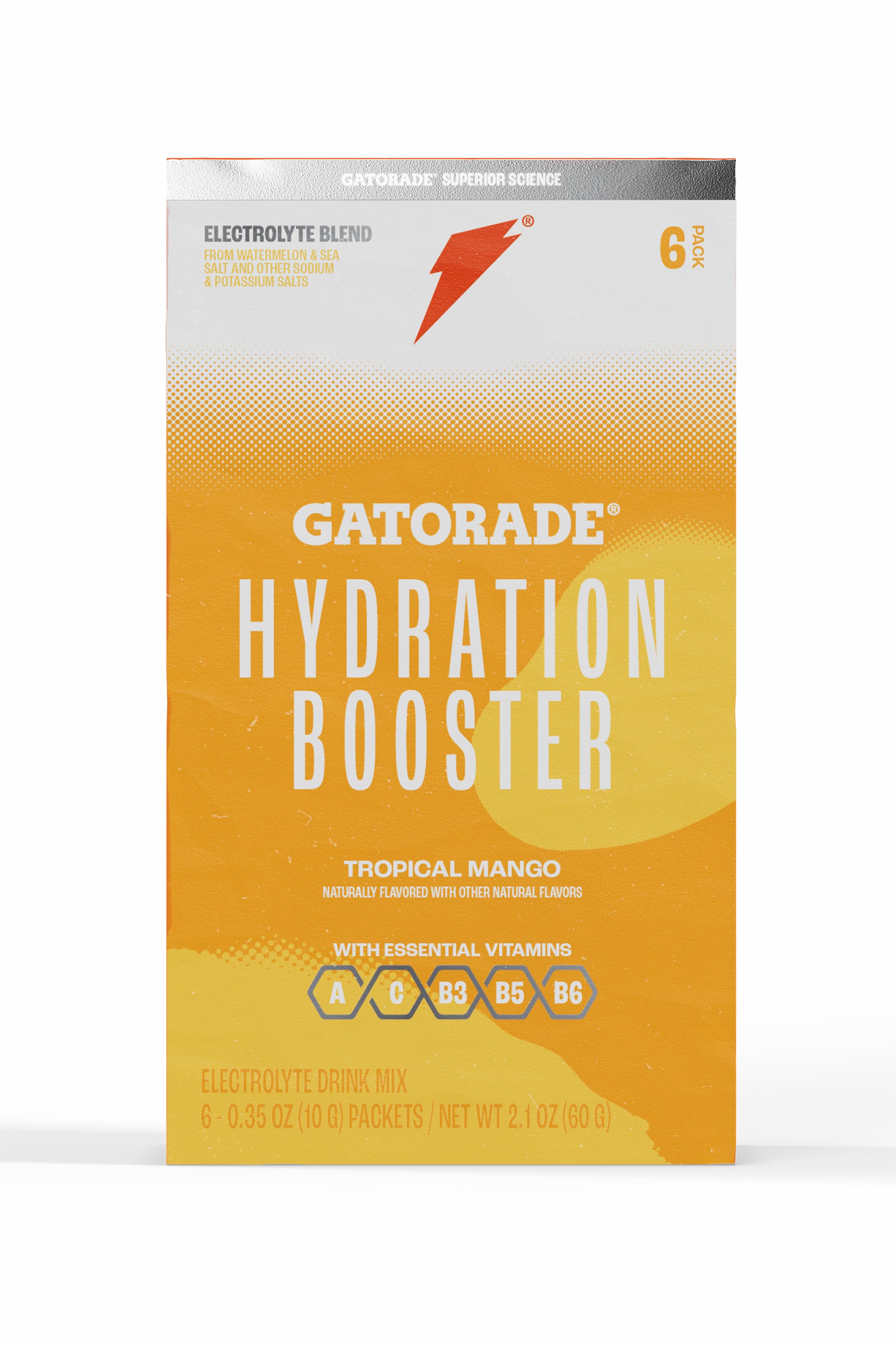 Tropical Mango Gatorade Hydration Booster Powder (18 sticks) Powders | 104685OUR