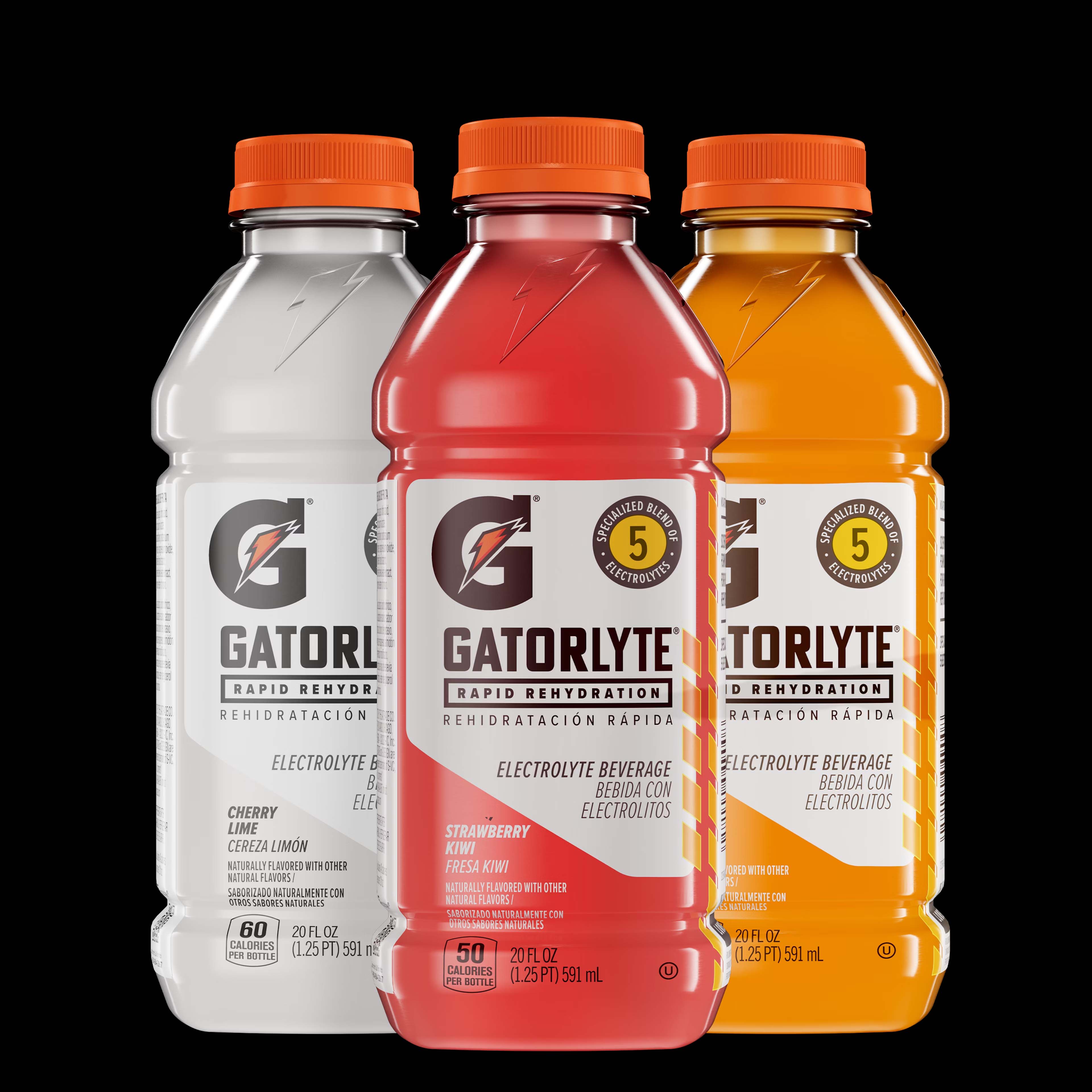 Variety Pack Gatorade Gatorlyte Bottle Energy Drink (20 Oz) 12 Bottles Energy Drink | 231648GXY