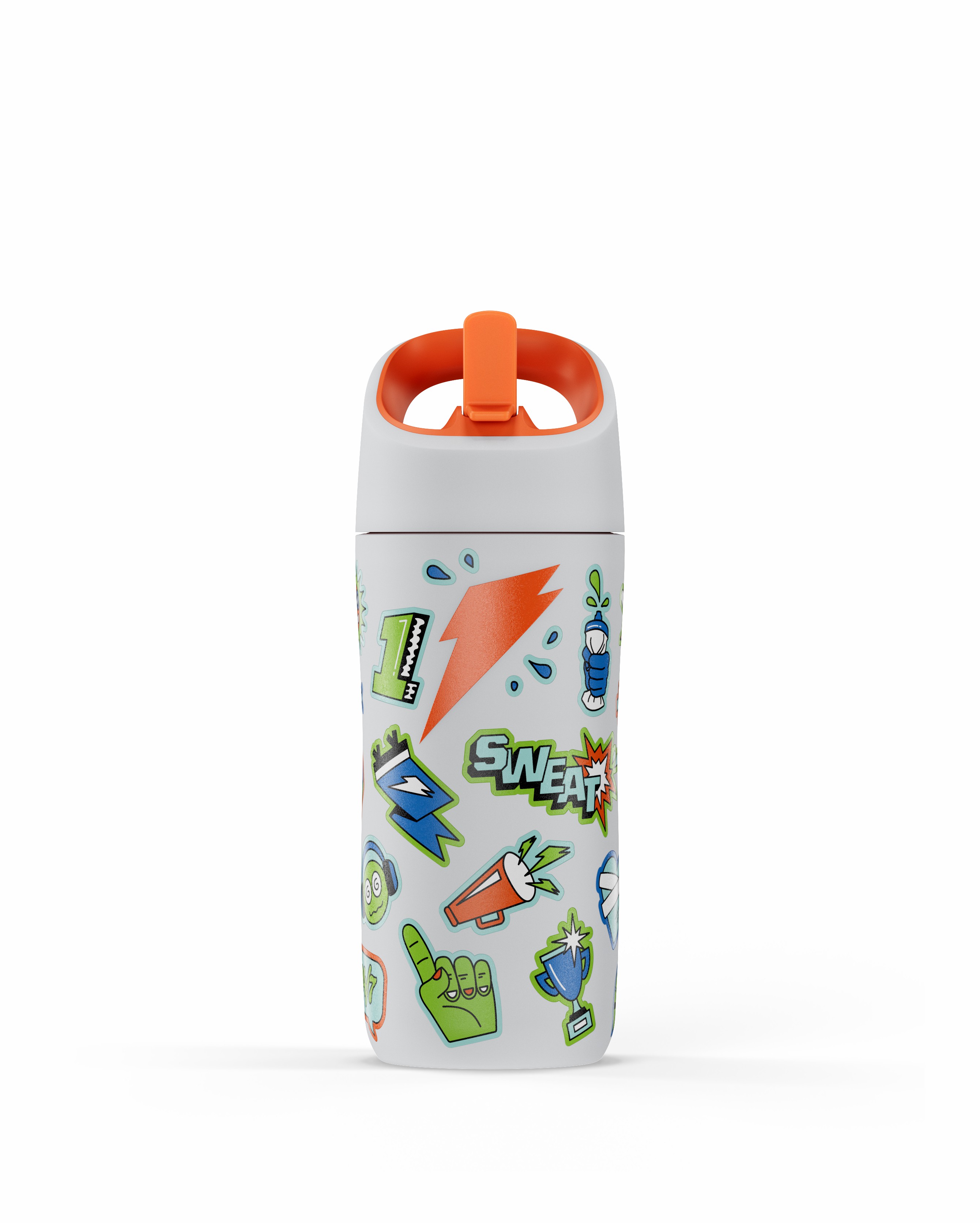 White Gatorade Rookie Stainless Steel Water Bottle (12 oz) Water Bottles | 781530PSR