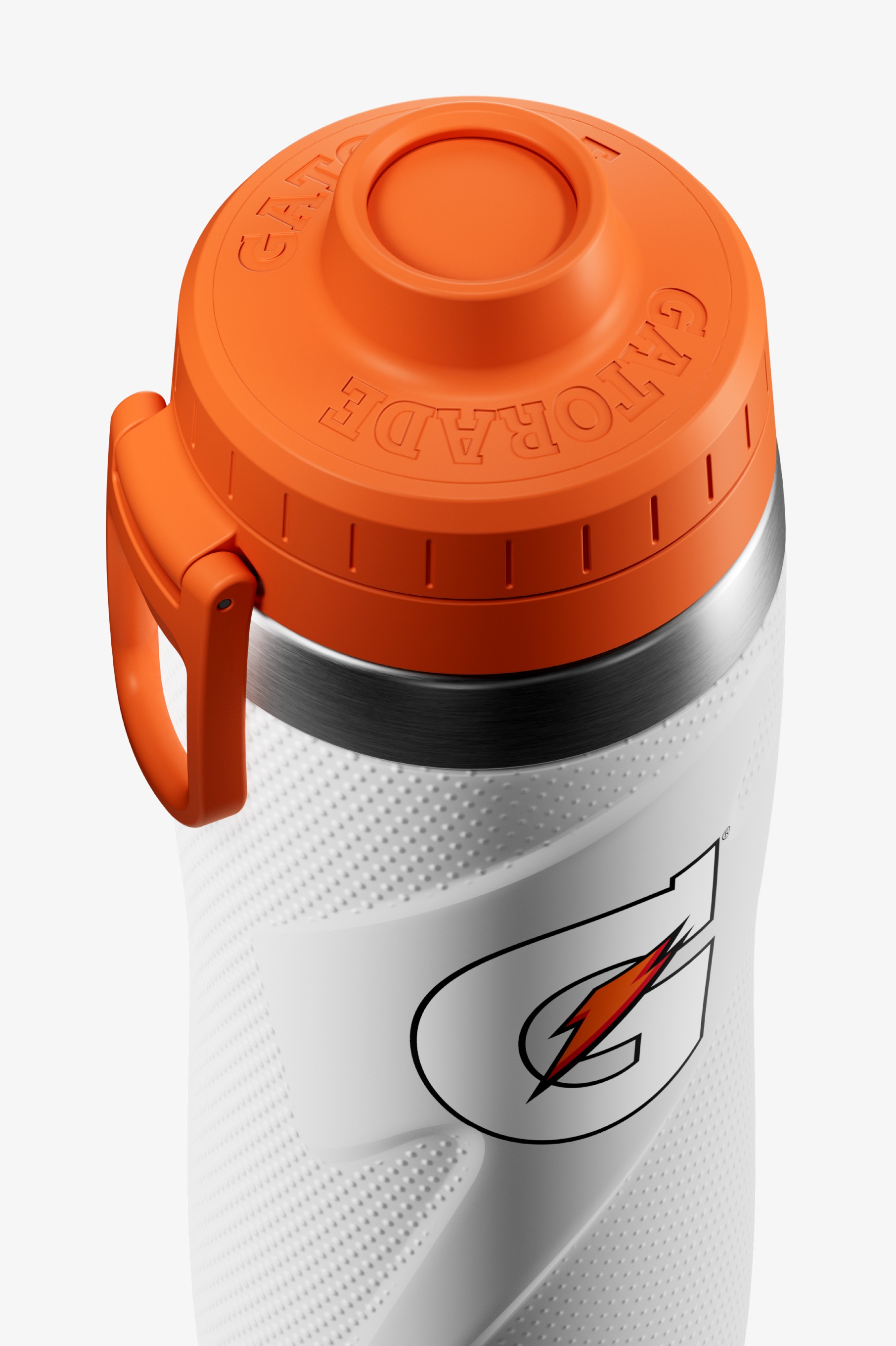 White Gatorade Stainless Steel Water Bottle (26oz) Bundle Water Bottles | 492530ITV