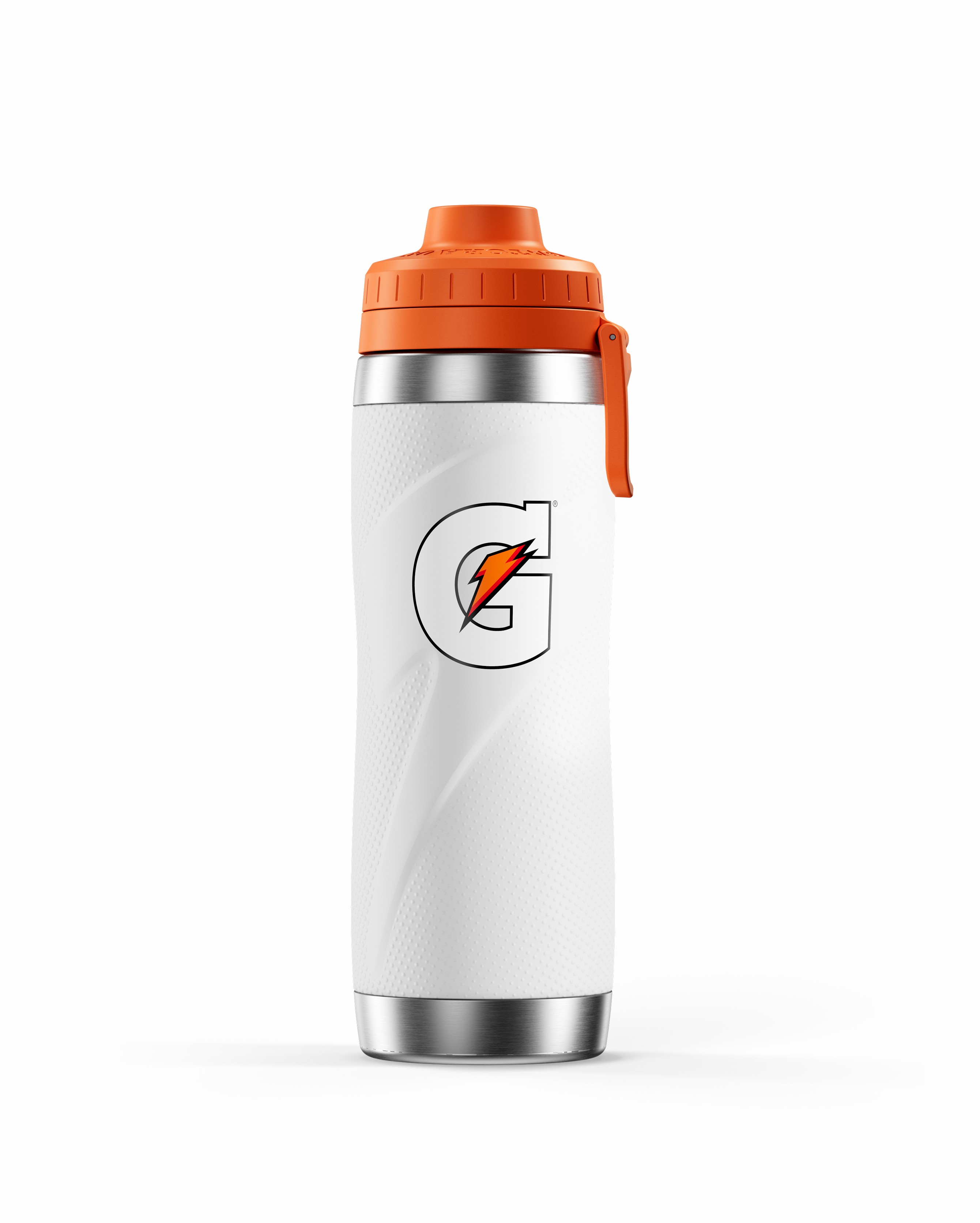 White Gatorade Stainless Steel Water Bottle (26oz) Bundle Water Bottles | 492530ITV