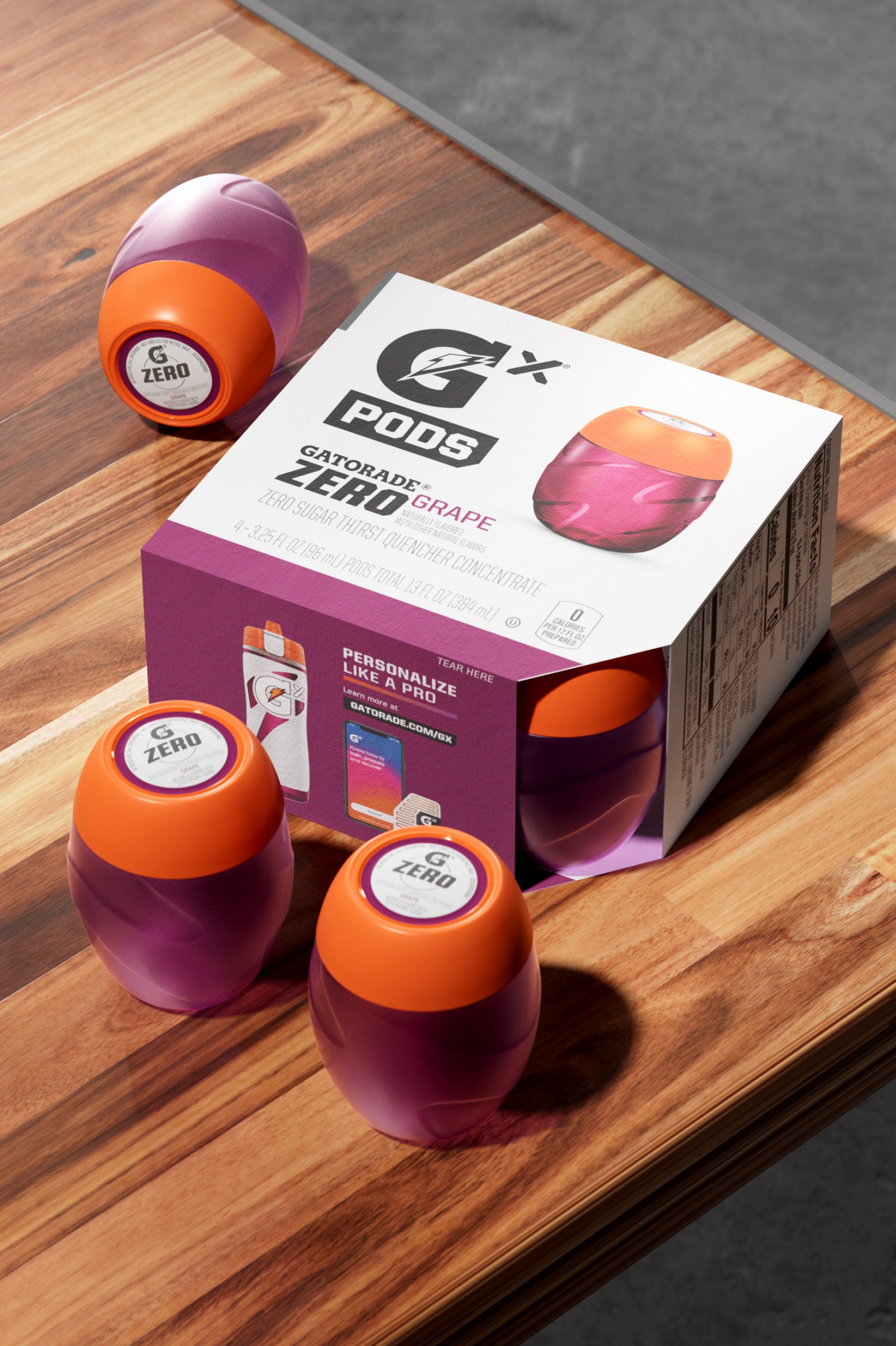 Zero Grape Gatorade Gx Pod (48 pods) Pods | 856437FVA